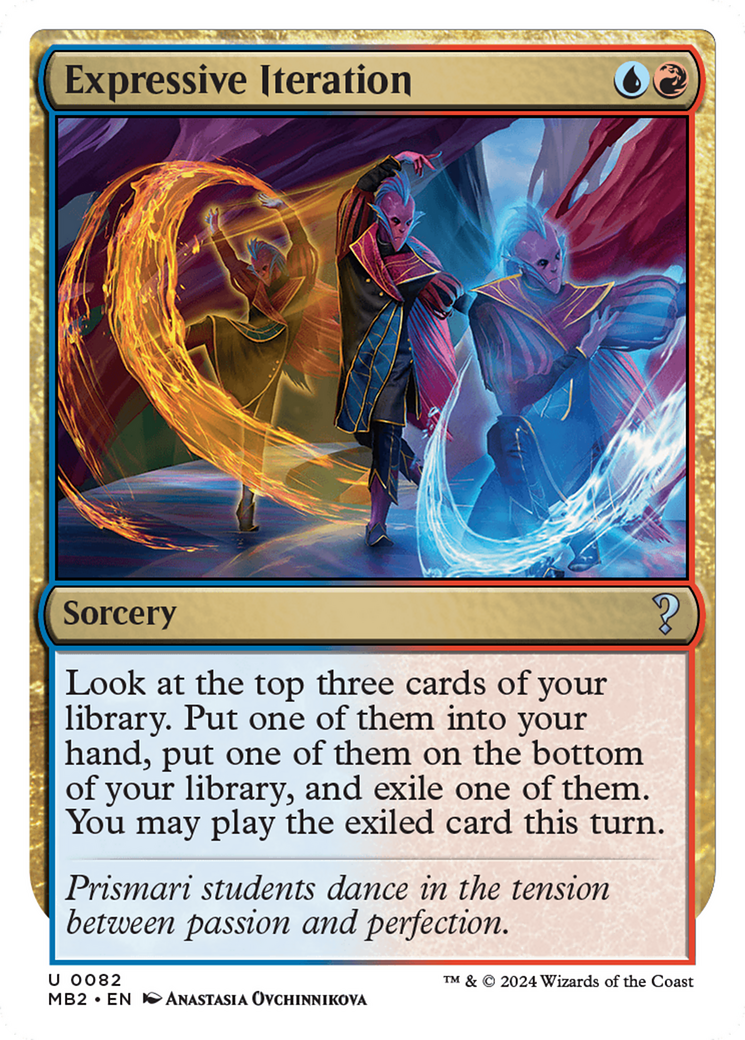 Expressive Iteration (White Border) [Mystery Booster 2] | Odin's Place