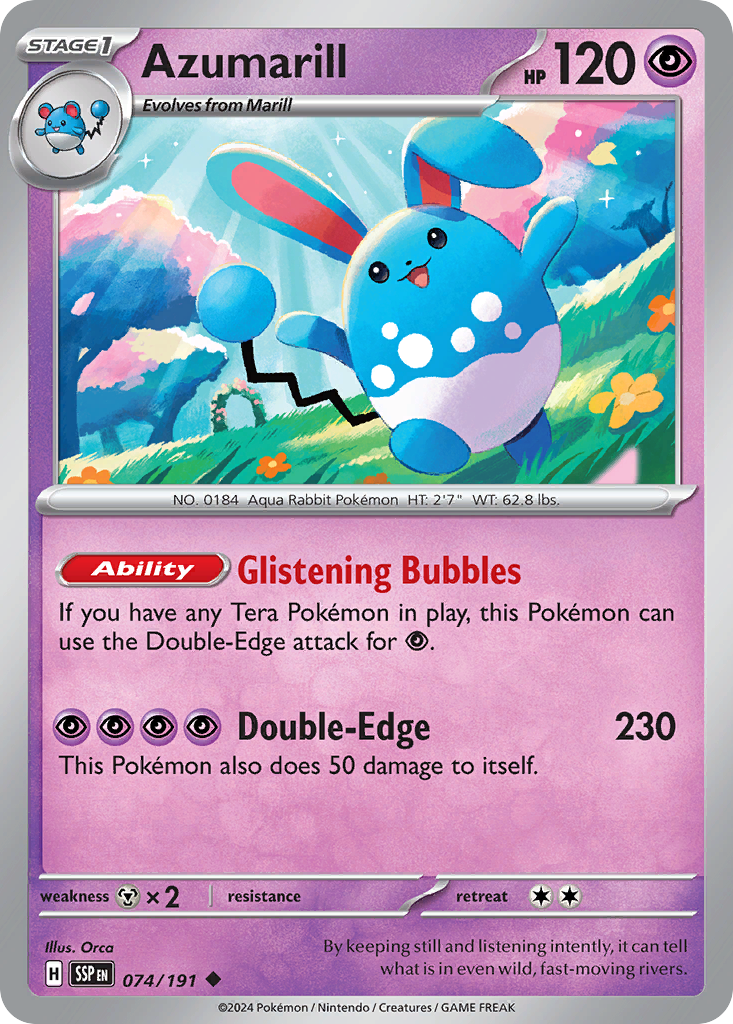 Azumarill (074/191) [Scarlet & Violet: Surging Sparks] | Odin's Place