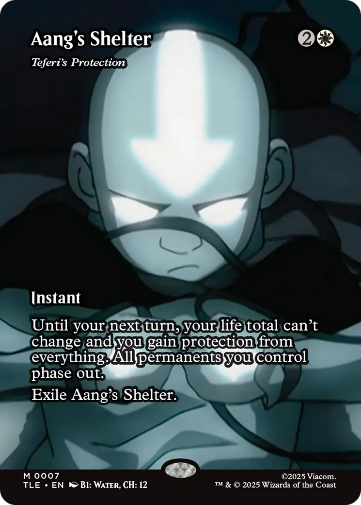Aang's Shelter - Teferi's Protection (Borderless) [Avatar: The Last Airbender: Eternal-Legal] | Odin's Place