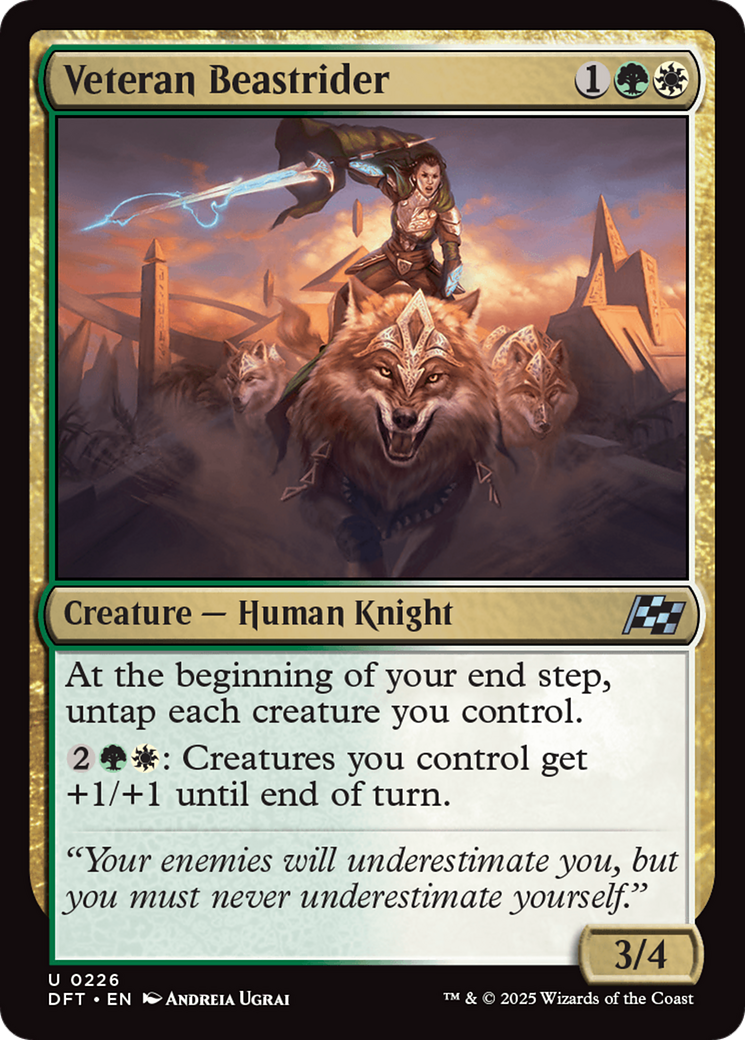 Veteran Beastrider [Aetherdrift] | Odin's Place