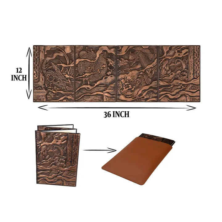 QMDirect 3D Faux-Leather Customizable Game Master Screen (Dm/Gm) | Odin's Place