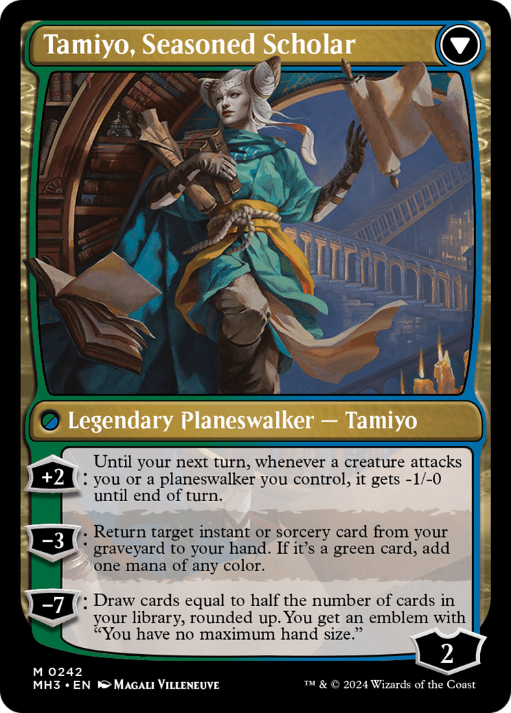 Tamiyo, Inquisitive Student // Tamiyo, Seasoned Scholar [Modern Horizons 3] | Odin's Place