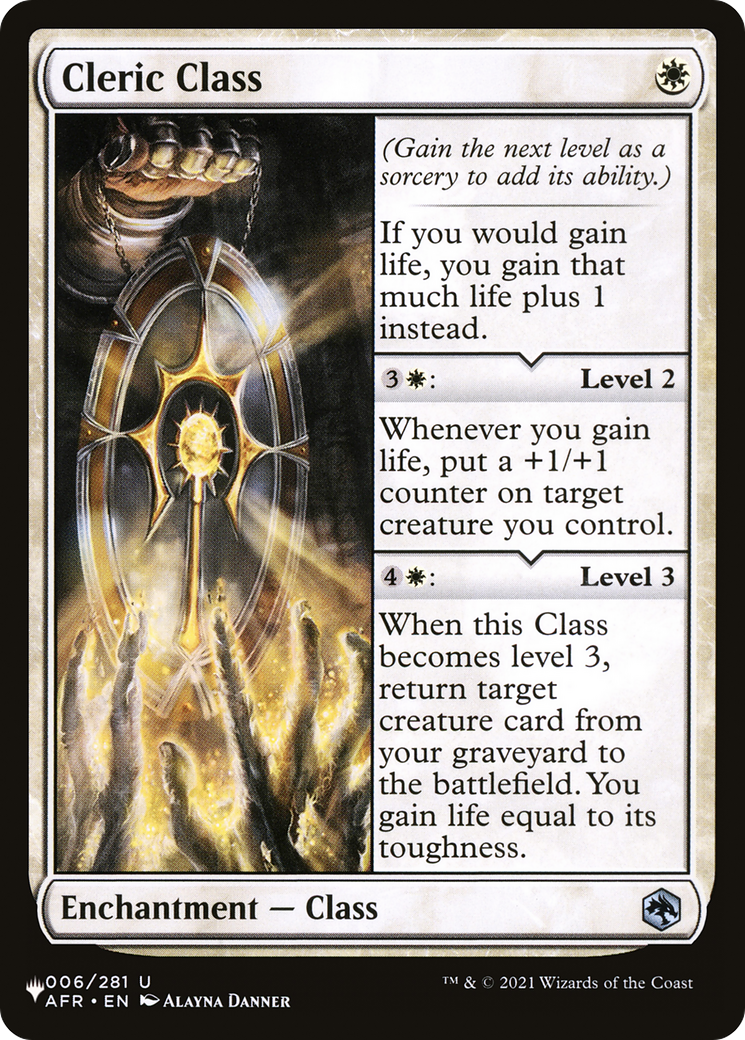 Cleric Class [The List] | Odin's Place