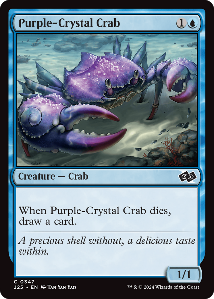 Purple-Crystal Crab [Foundations Jumpstart] | Odin's Place