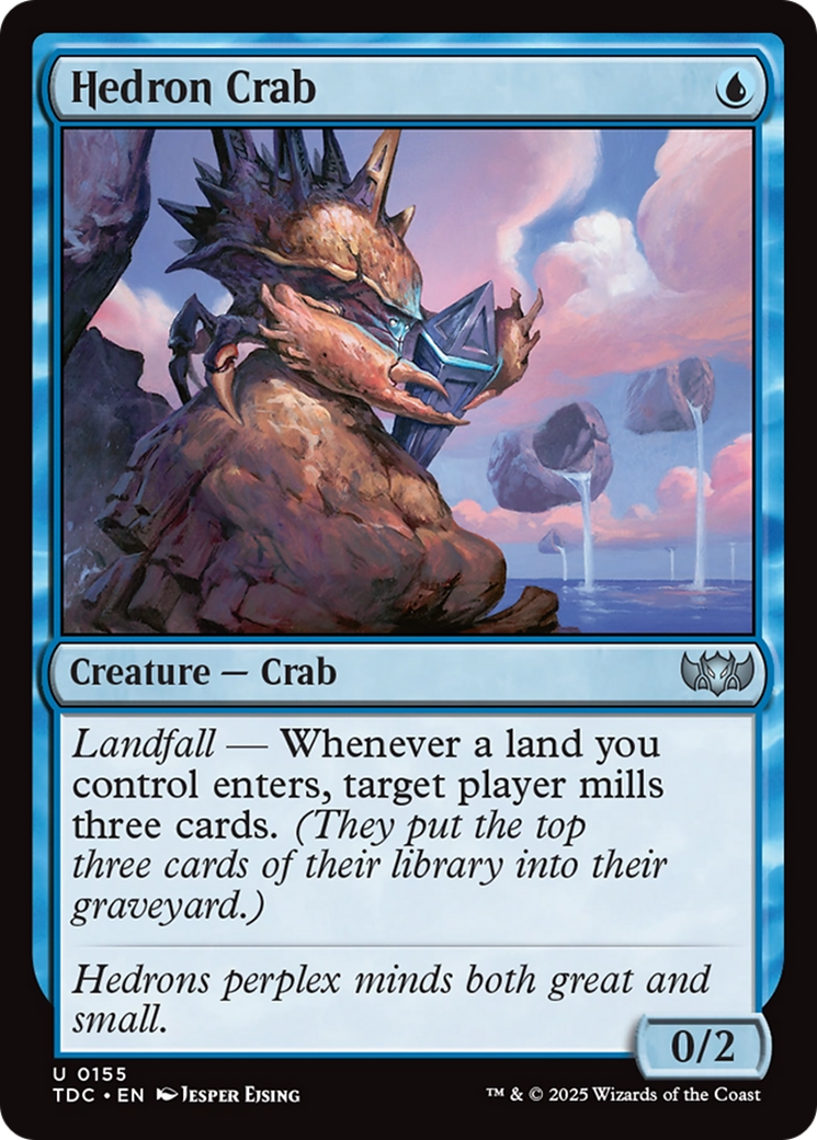 Hedron Crab [Tarkir: Dragonstorm Commander] | Odin's Place