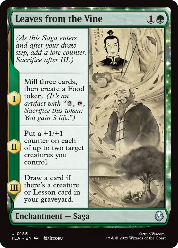 Leaves from the Vine [Avatar: The Last Airbender] | Odin's Place