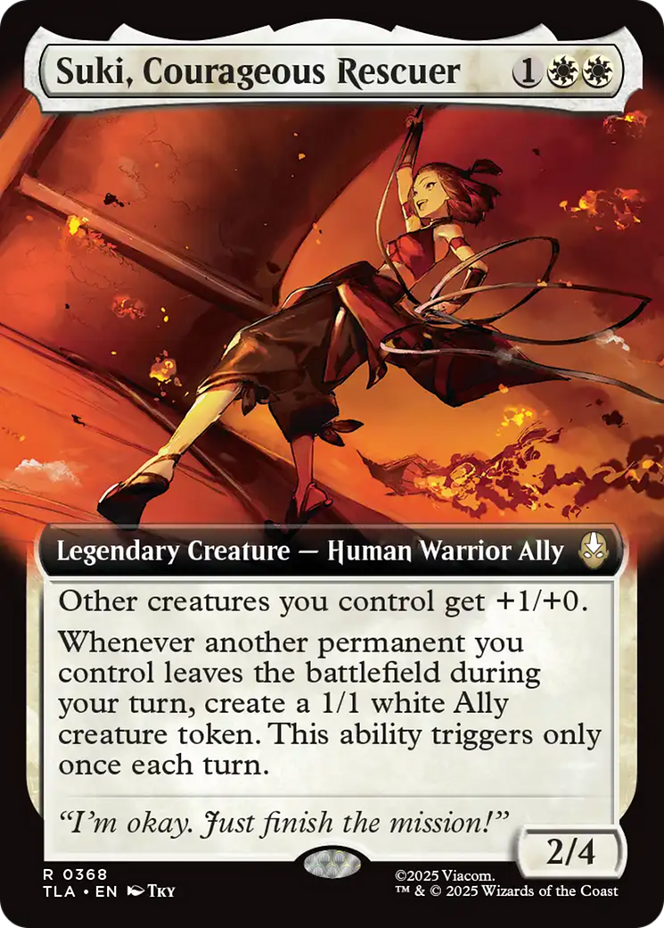 Suki, Courageous Rescuer (Extended Art) [Avatar: The Last Airbender] | Odin's Place