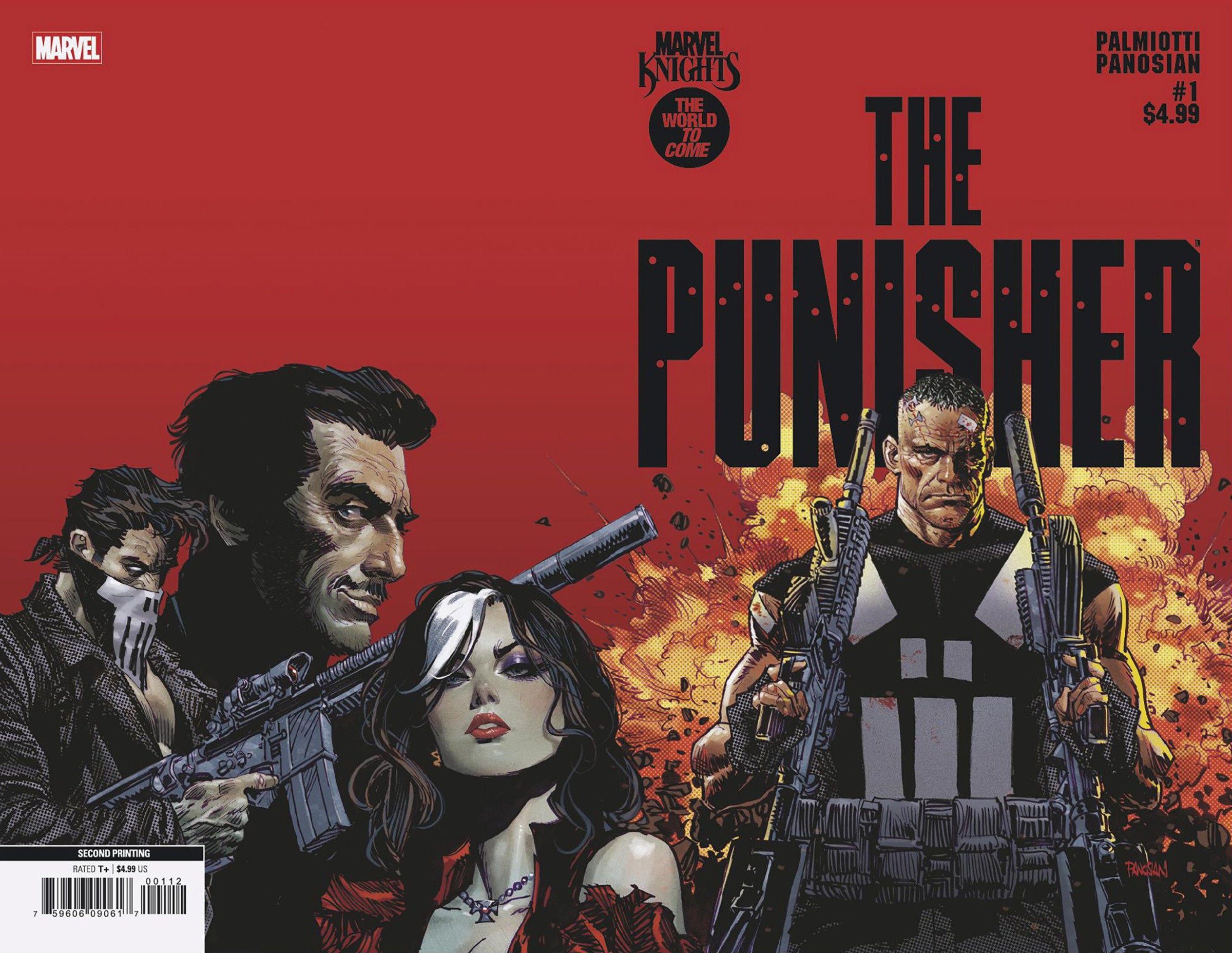 Marvel Knights: Punisher #1 Dan Panosian 2 Nd Printing Variant | Odin's Place