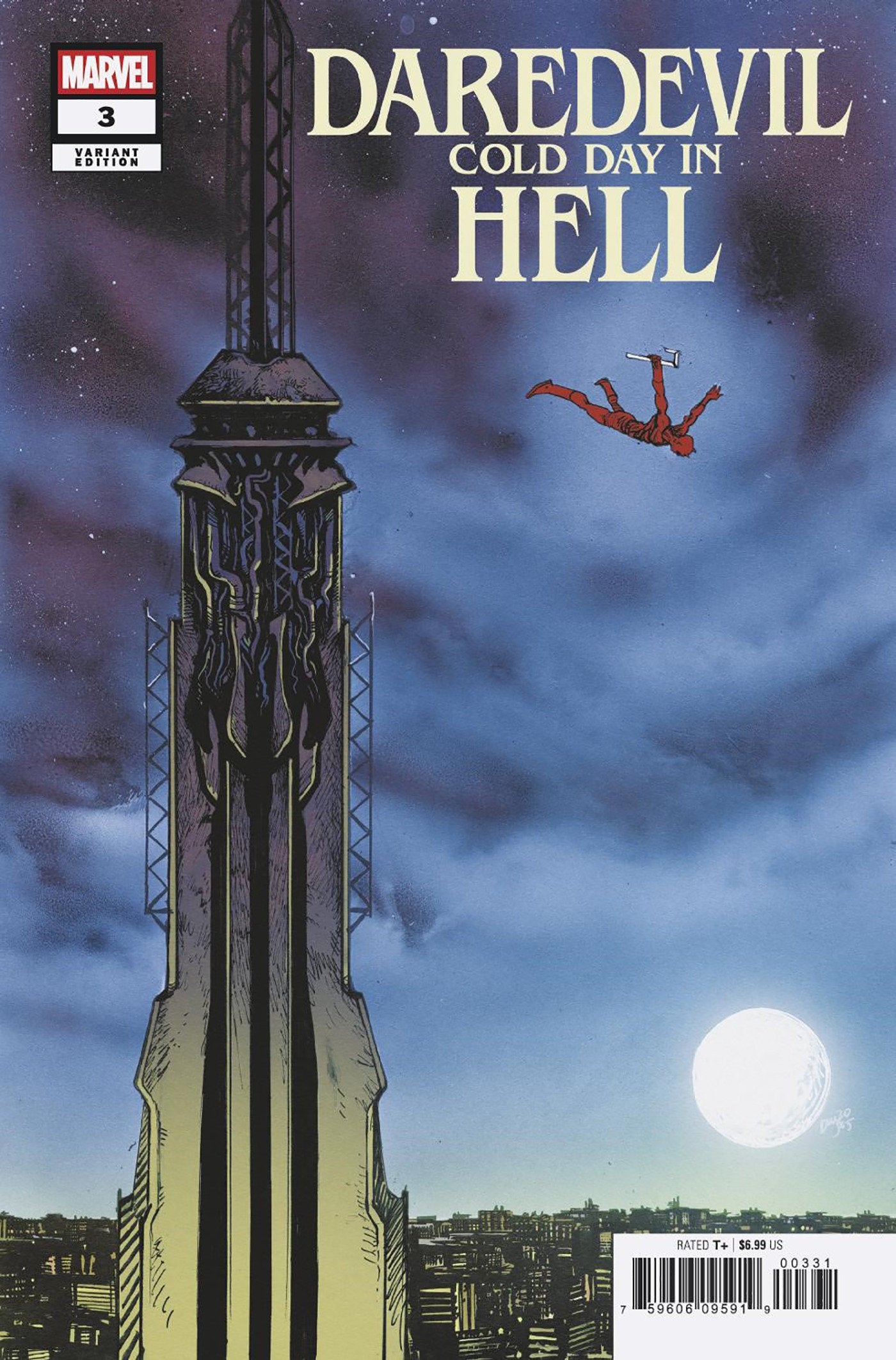 Daredevil: Cold Day In Hell #3 Daniel Warren Johnson Variant | Odin's Place