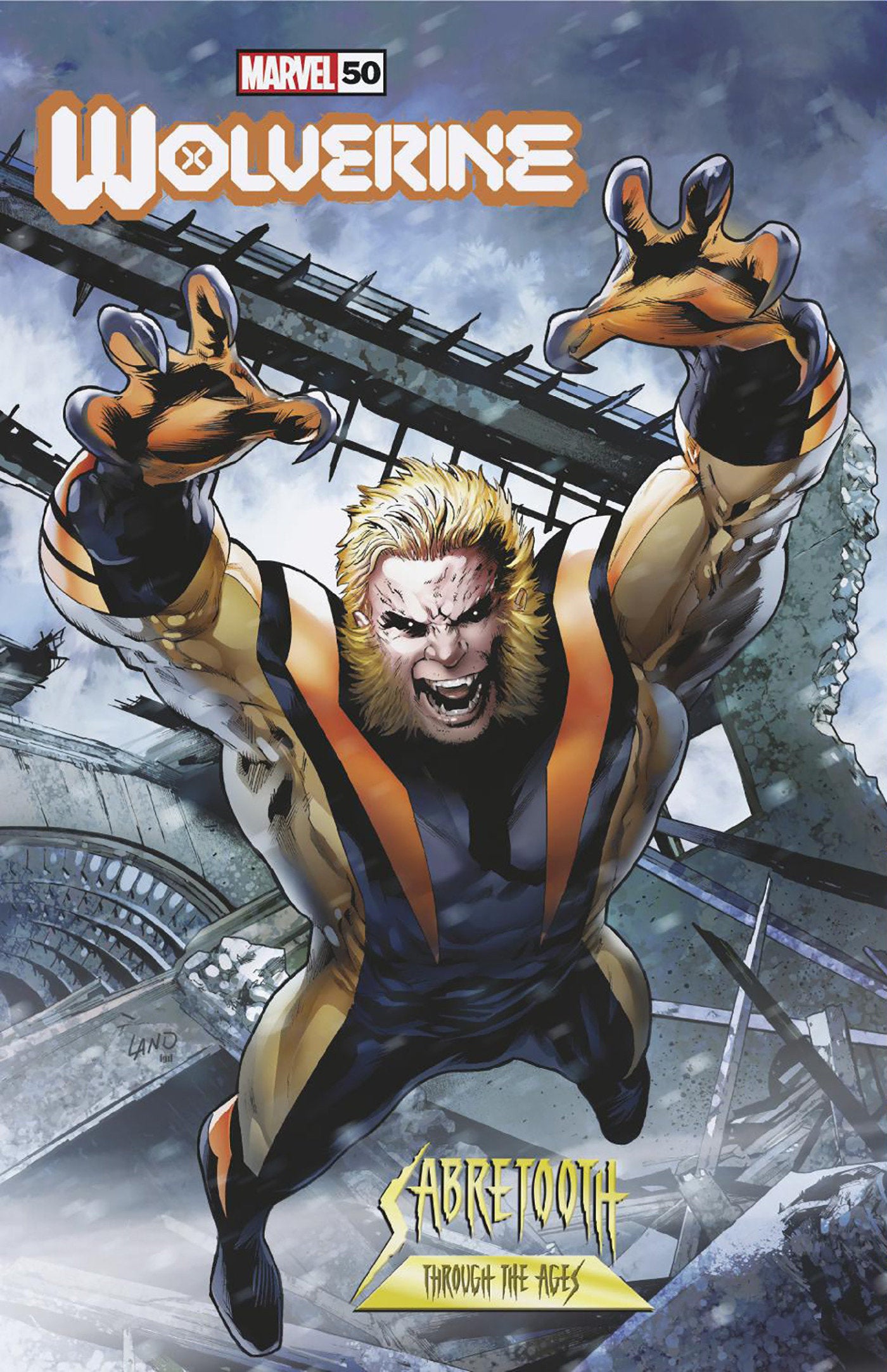 Wolverine #50 Greg Land Sabretooth Variant | Odin's Place