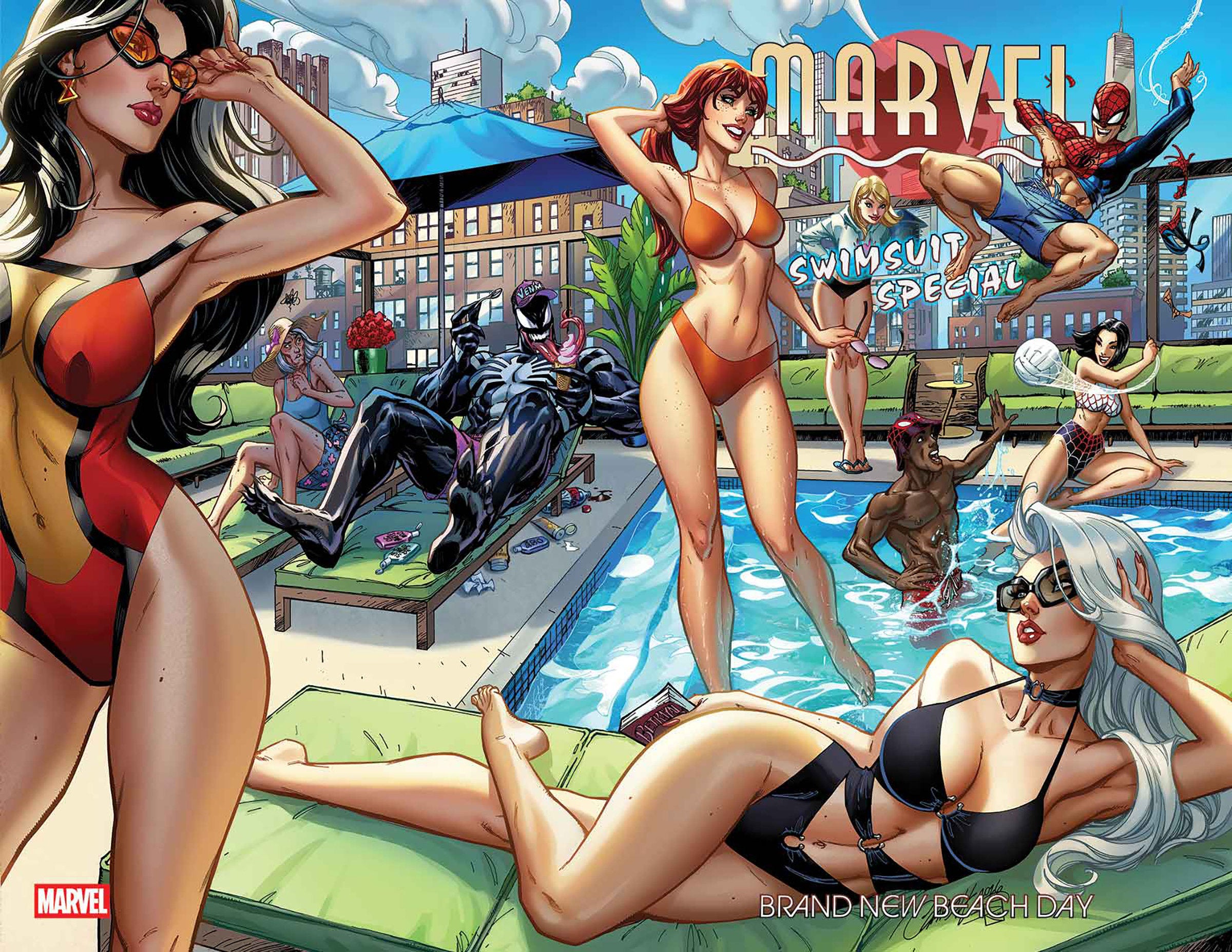 Marvel Swimsuit Special: Brand New Beach Day #1 Poster | Odin's Place