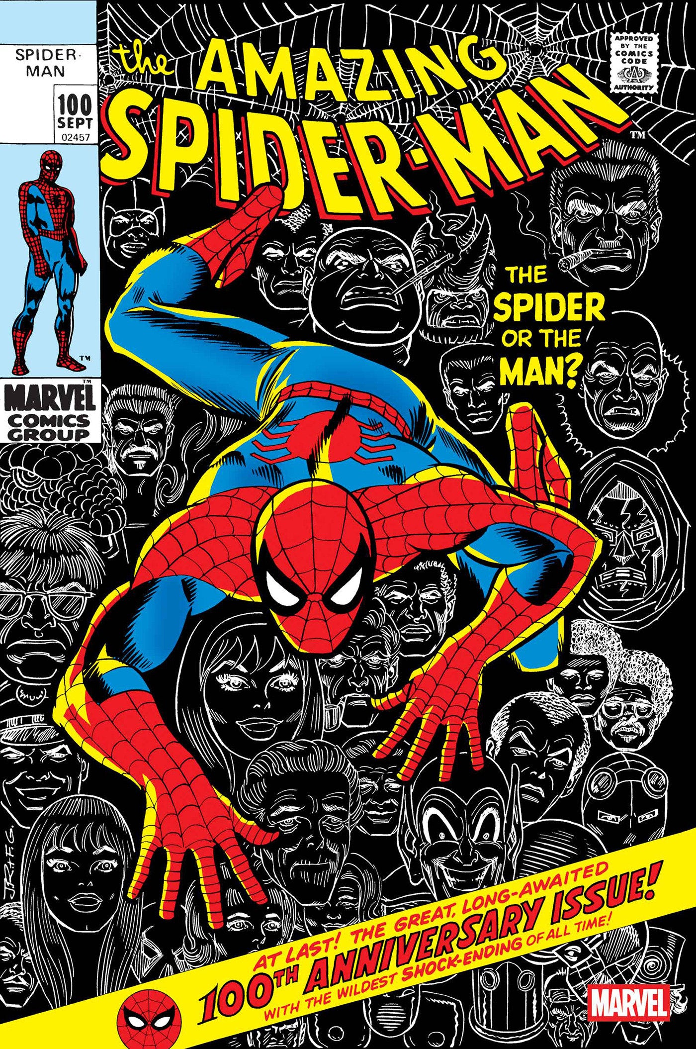 Amazing Spider-Man #100 Facsimile Edition Poster | Odin's Place