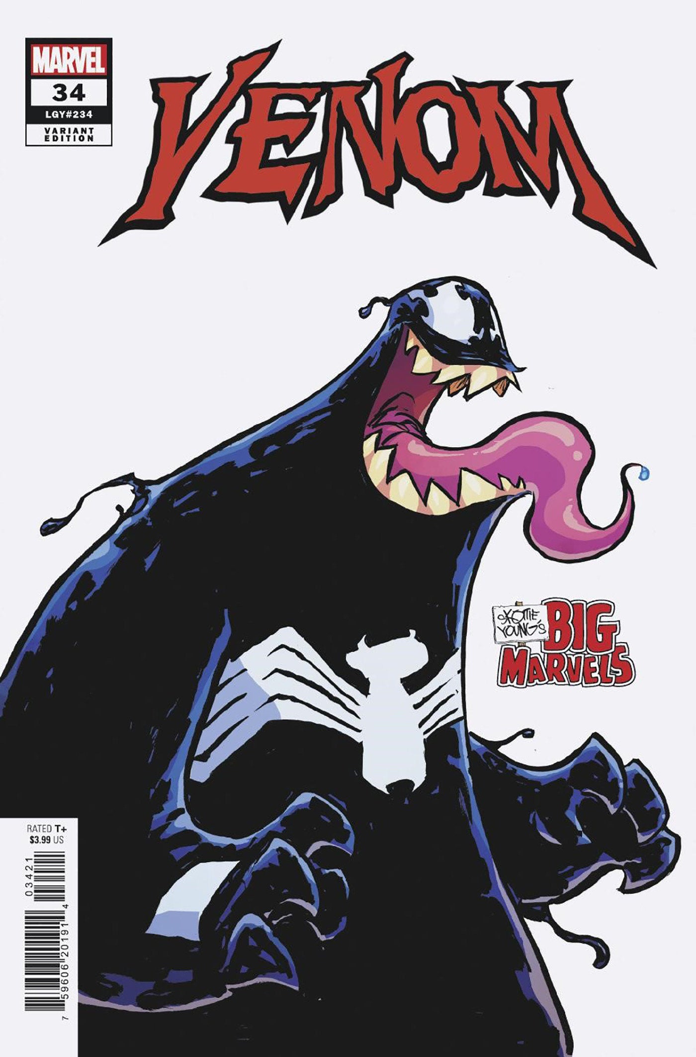 Venom #34 Skottie Young'S Big Marvel Variant [Bh] | Odin's Place