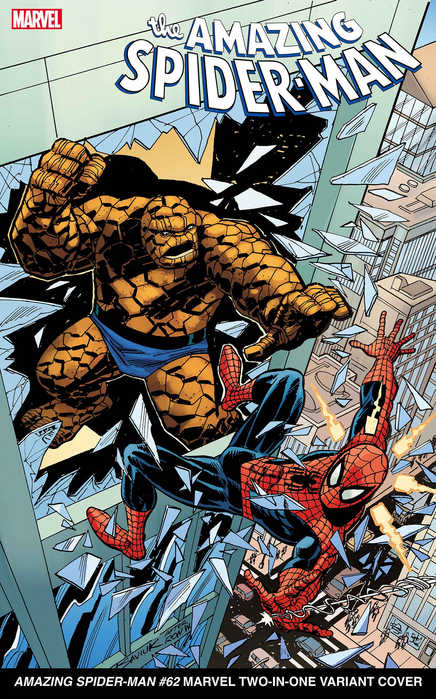 Amazing Spider-Man #62 Alex Saviuk Marvel Two-In-One Variant | Odin's Place