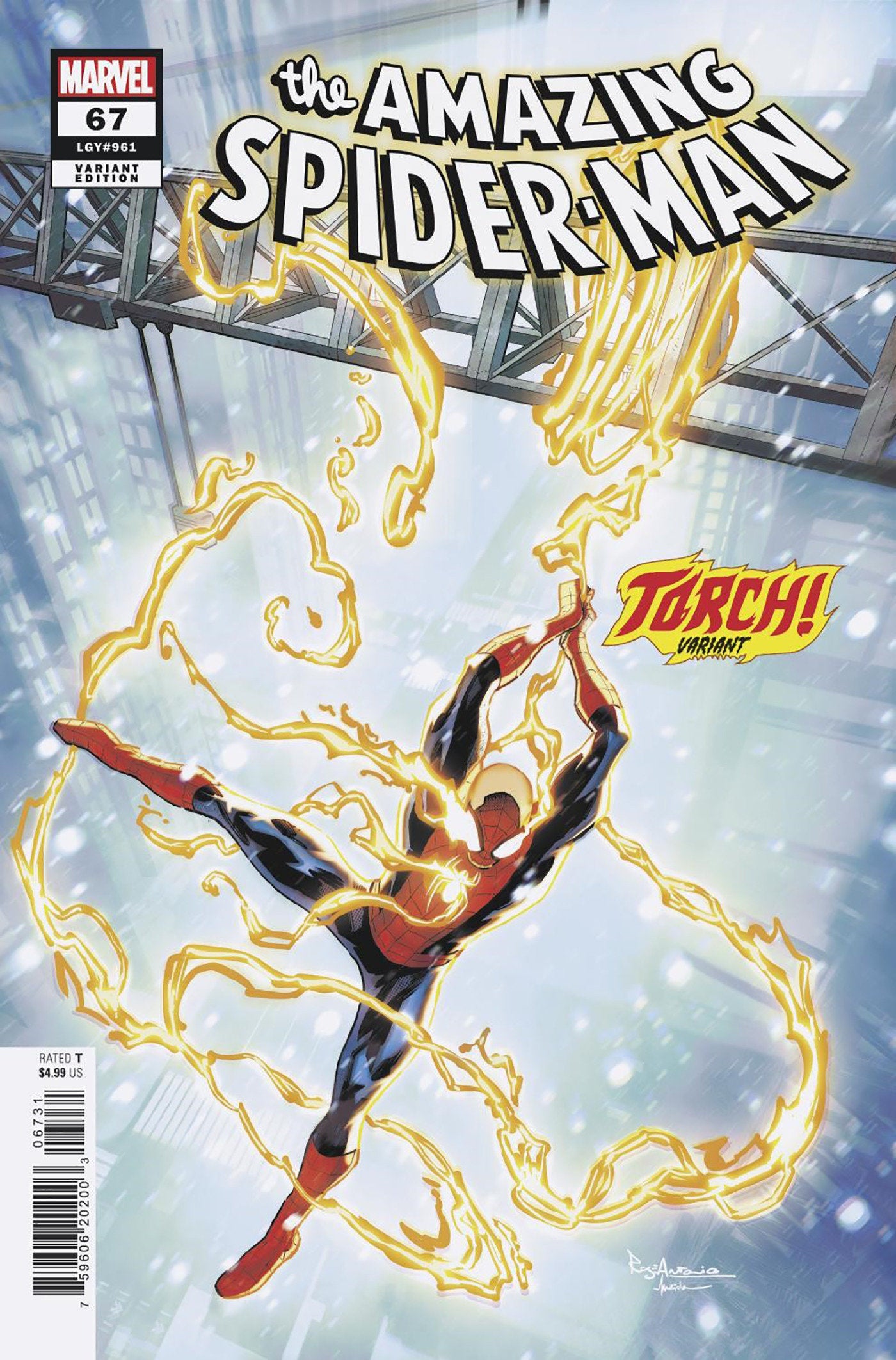 Amazing Spider-Man #67 Roge Antonio Torch! Variant | Odin's Place