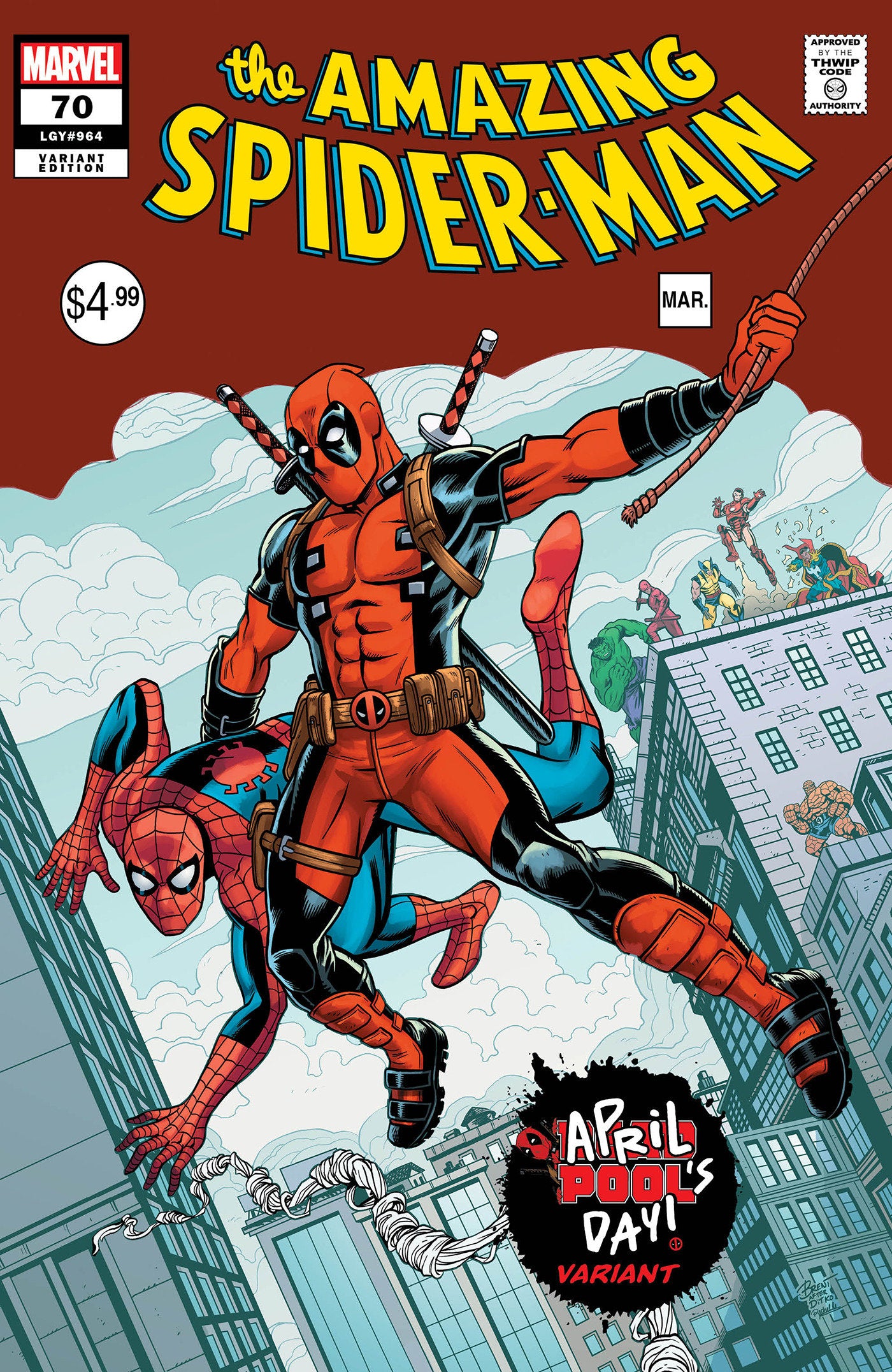 Amazing Spider-Man #70 Brent Schoonover April Pool'S Day Variant [Doom] | Odin's Place