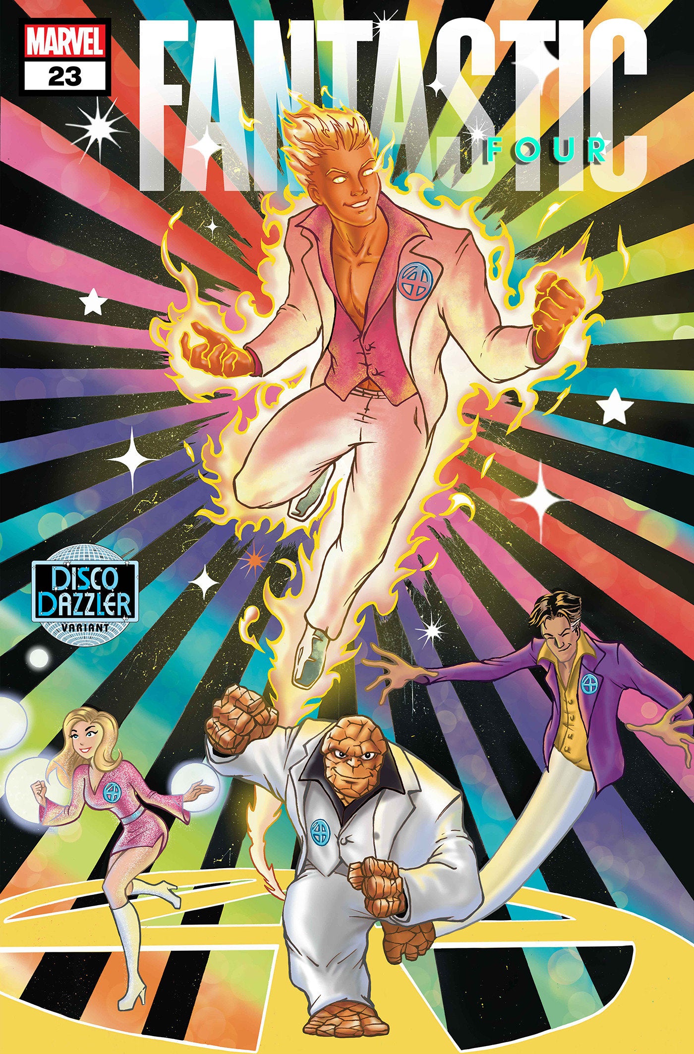 Fantastic Four #23 Ben Su Disco Dazzler Variant | Odin's Place