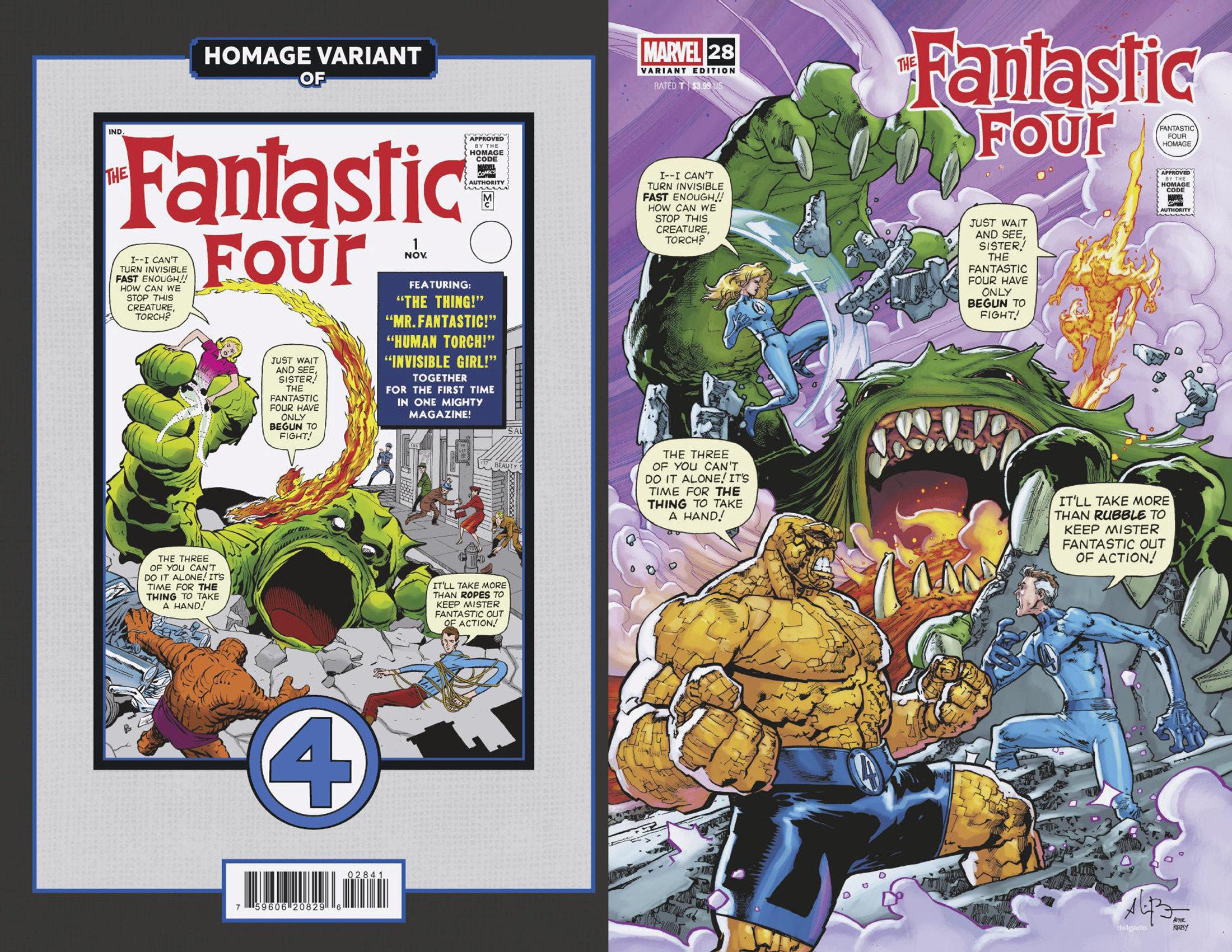 Fantastic Four #28 Andrei Bressan Fantastic Four Homage Variant | Odin's Place