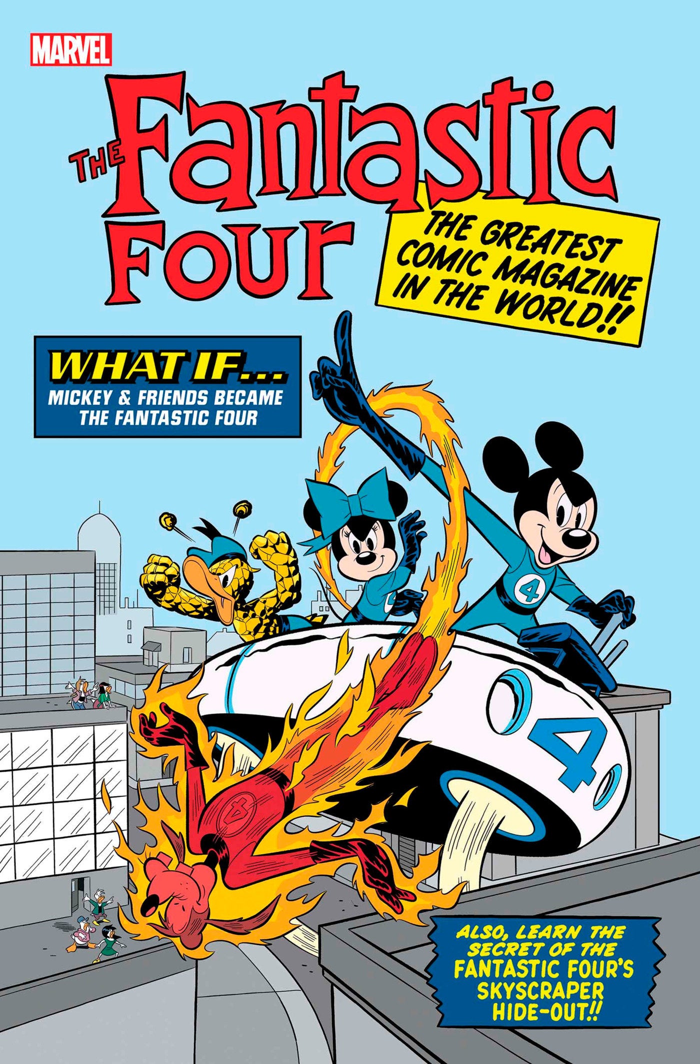 Fantastic Four #28 Francesco D'Ippolito Disney What If? Fantastic Four Homage Va Riant | Odin's Place