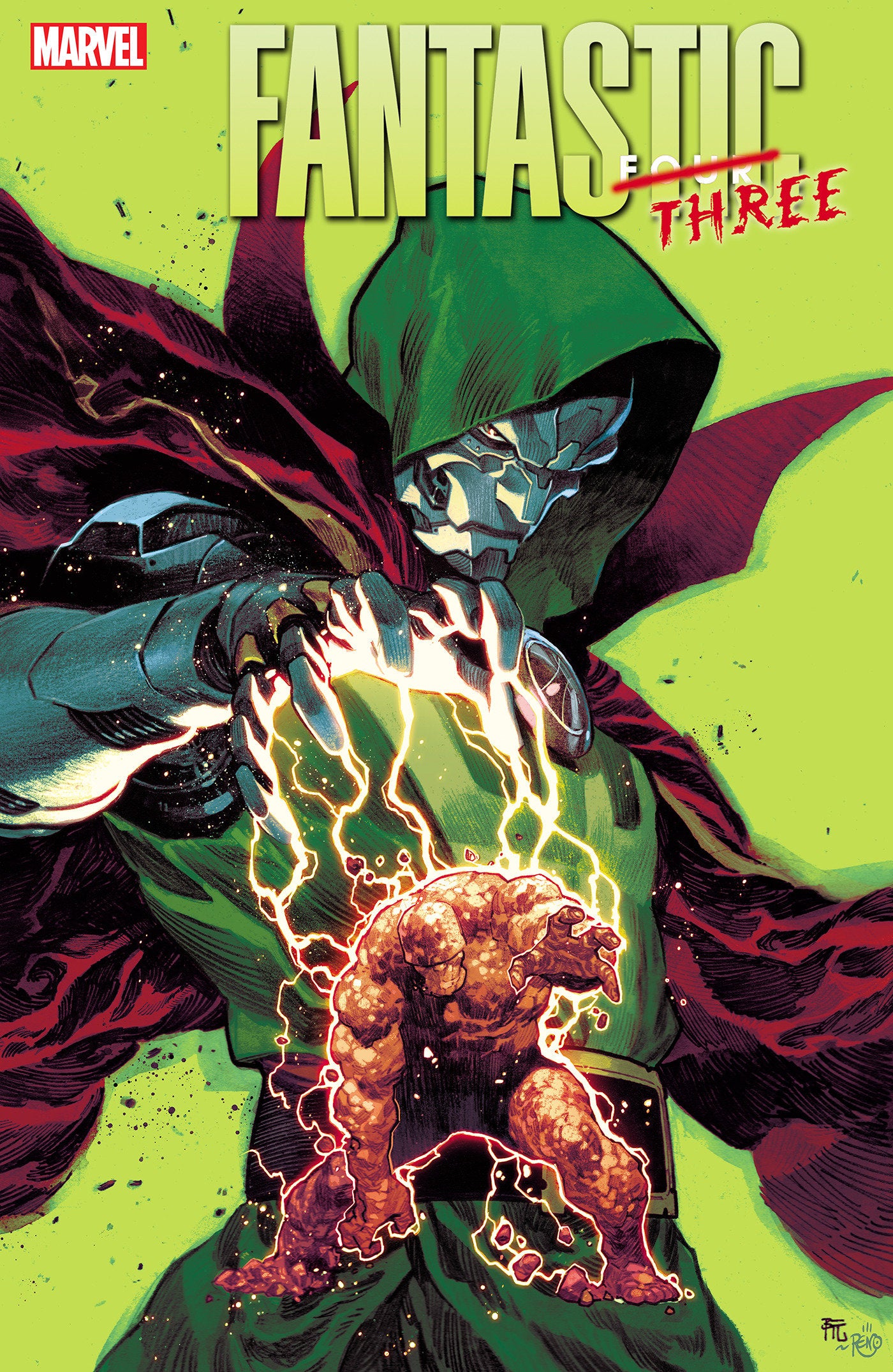 Fantastic Four #30 Dike Ruan Foil Variant [Doom] | Odin's Place