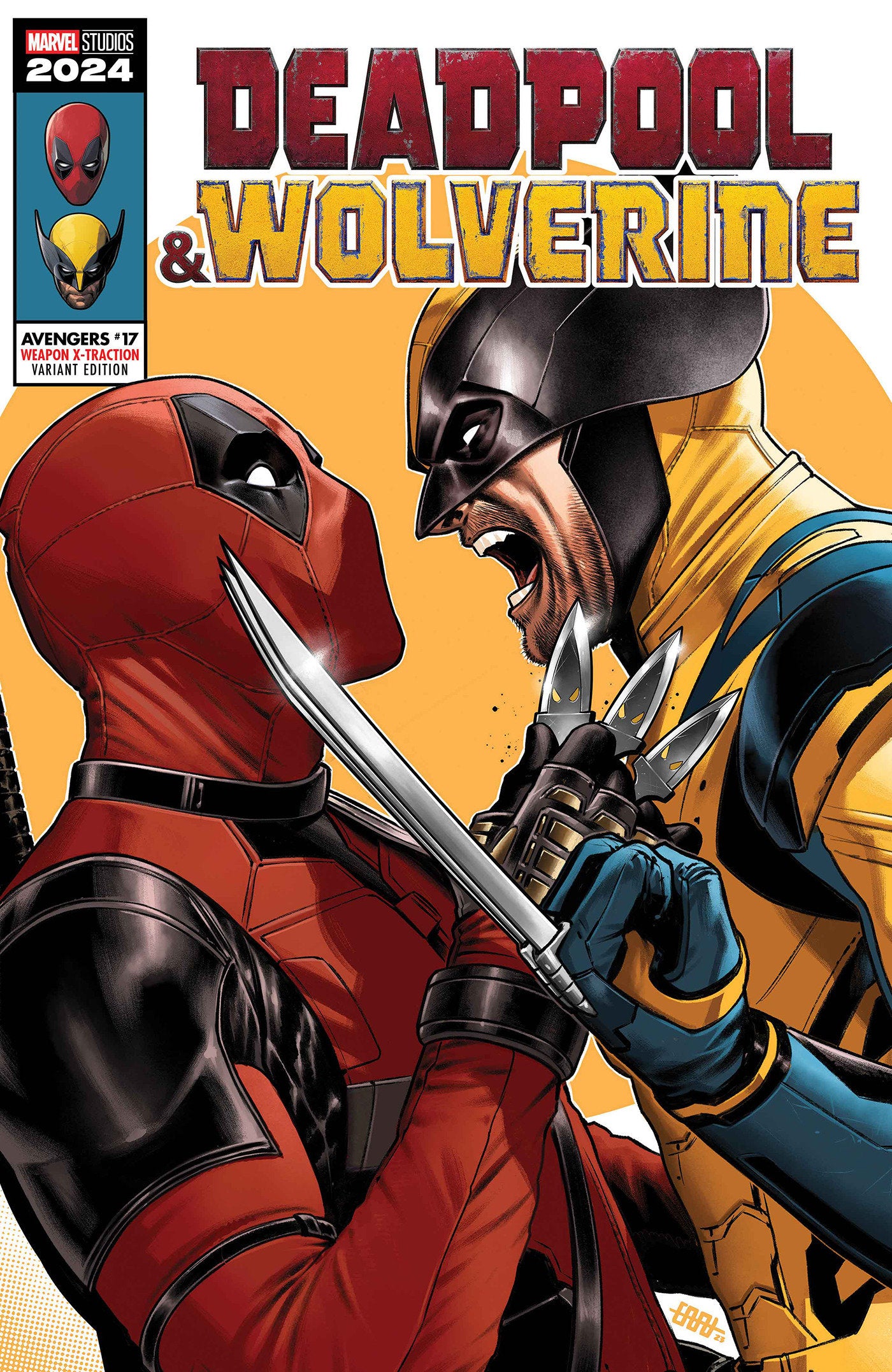 Avengers #17 Cafu Deadpool & Wolverine Weapon X-Traction Variant [Dpwx] | Odin's Place