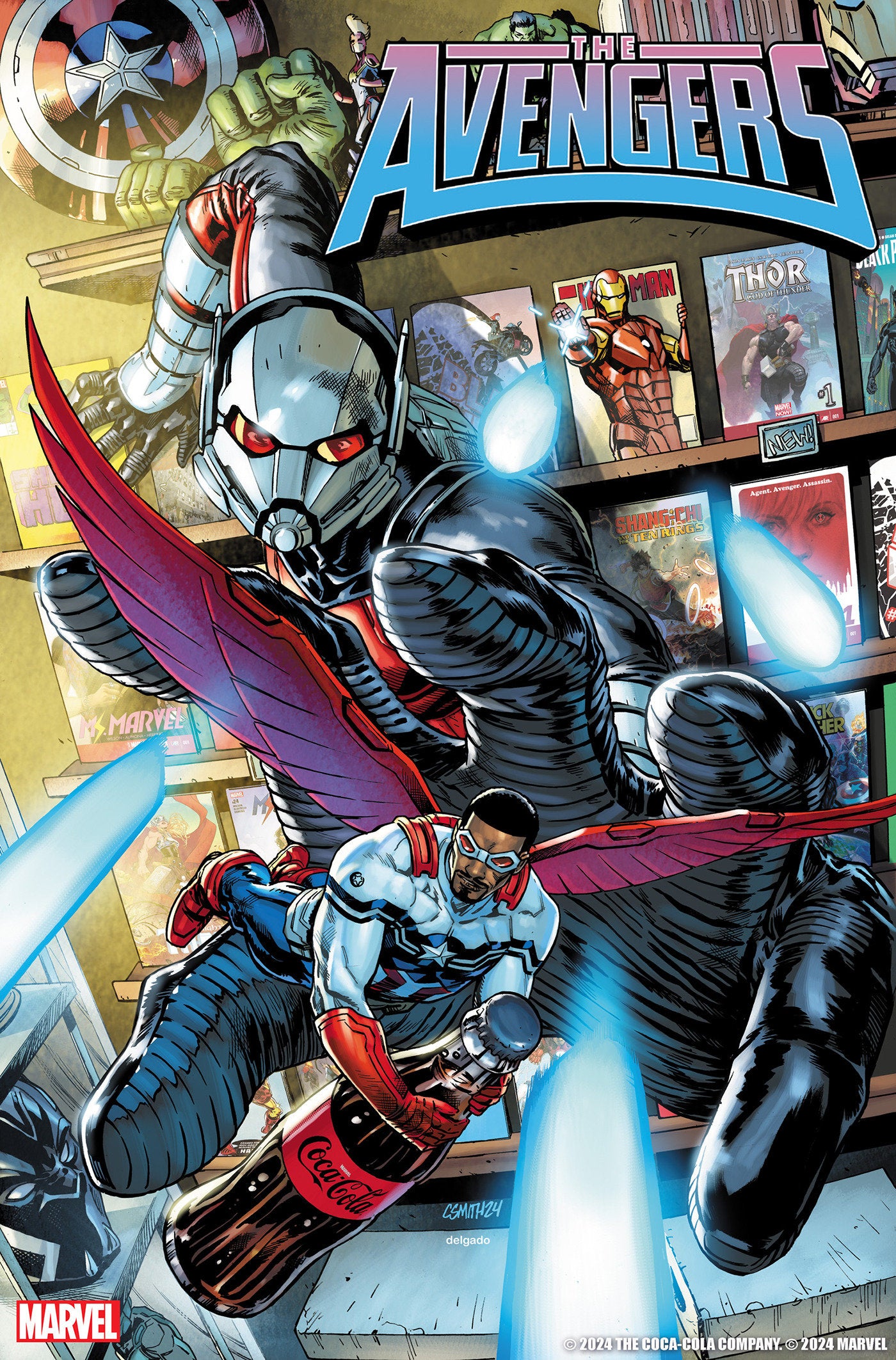 Avengers #17 Cory Smith Marvel & Coca-Cola Variant [Dpwx] | Odin's Place
