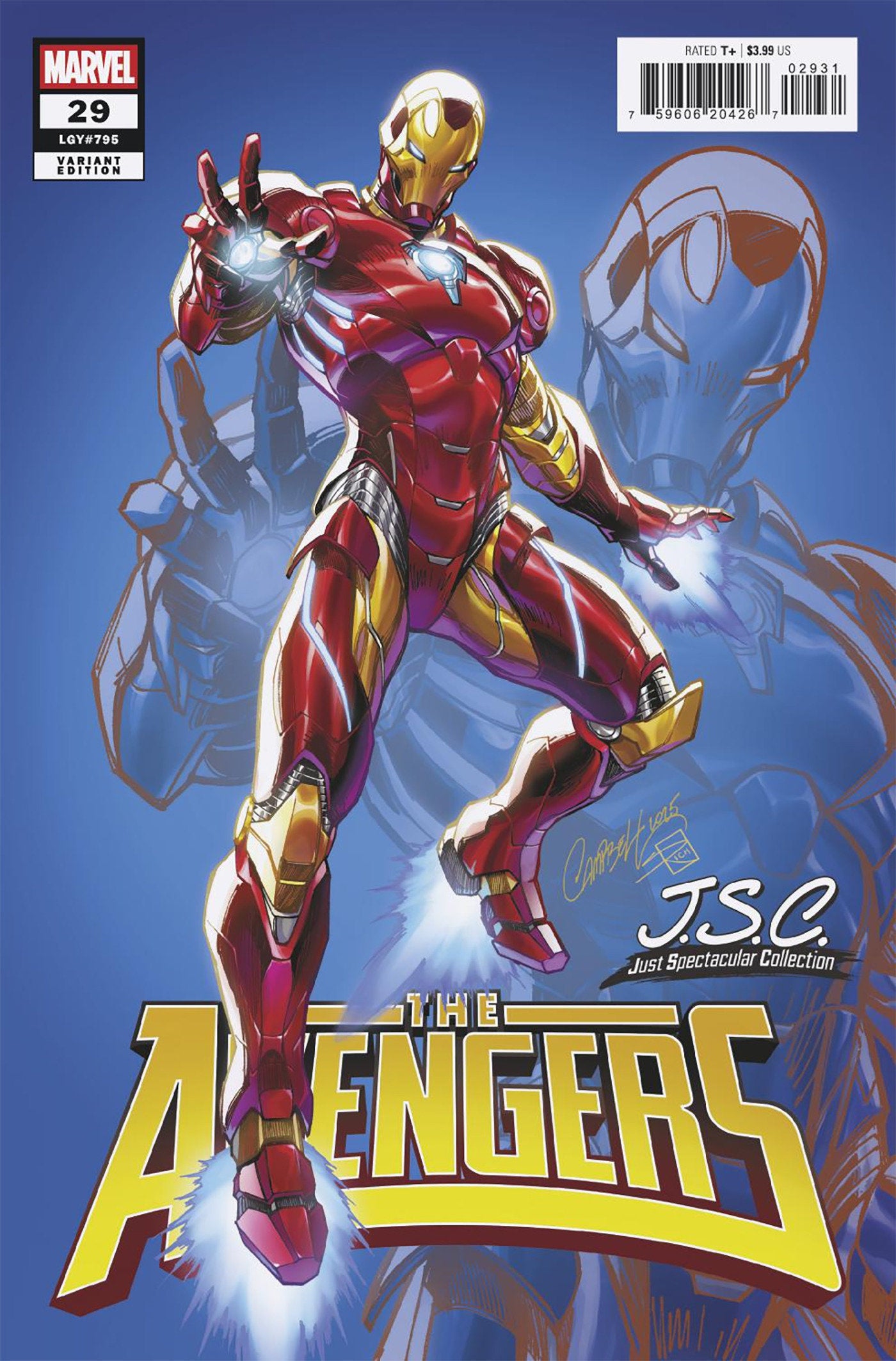 Avengers #29 J. Scott Campbell Just Spectacular Collection Variant | Odin's Place