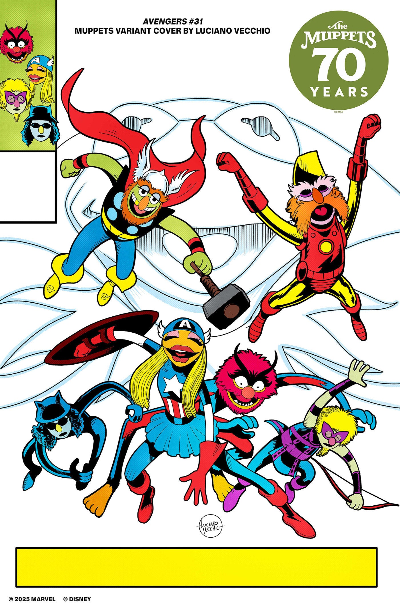 Avengers #31 Luciano Vecchio Muppets Variant | Odin's Place