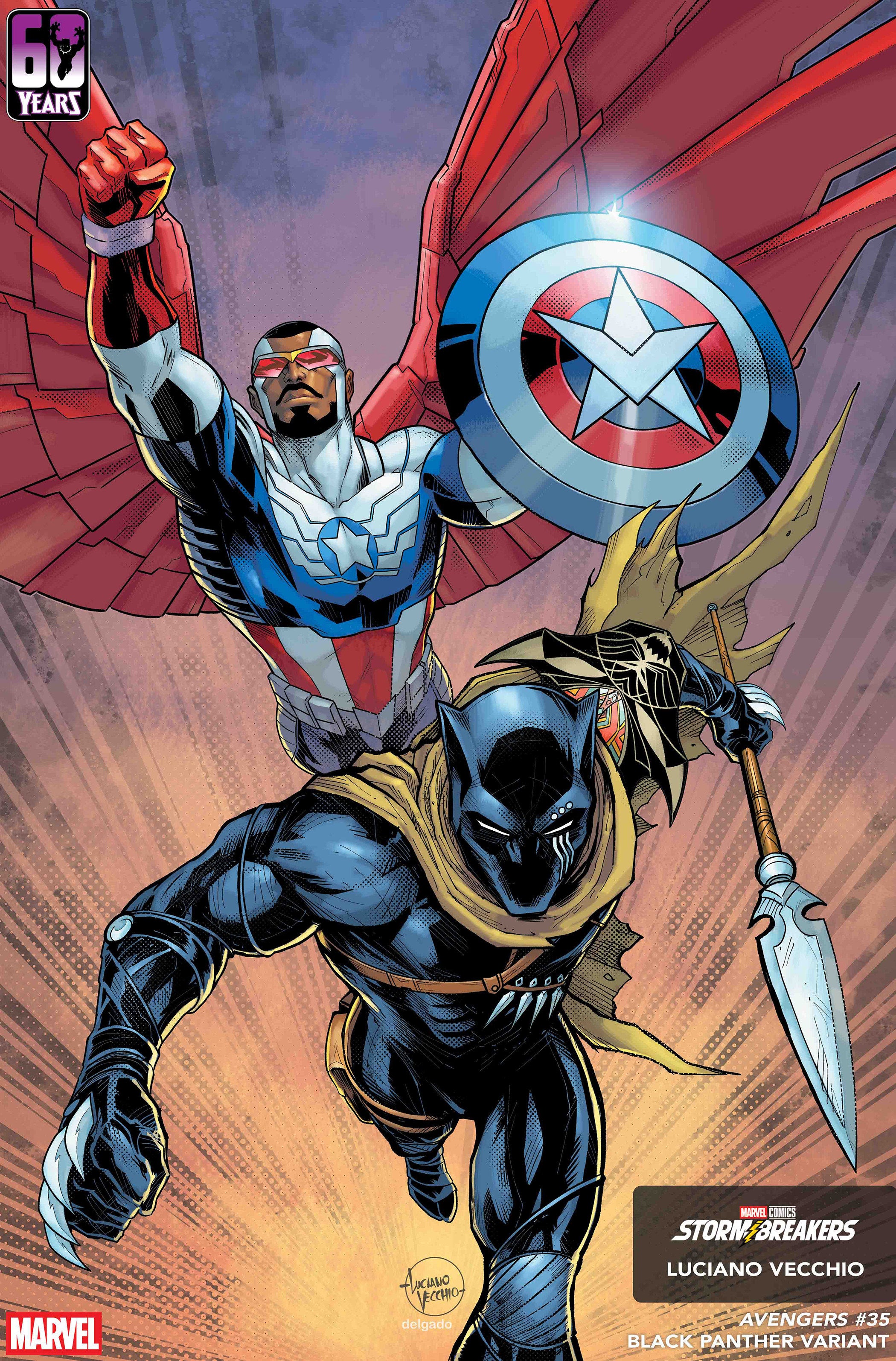 Avengers #35 Luciano Vecchio Black Panther Variant | Odin's Place