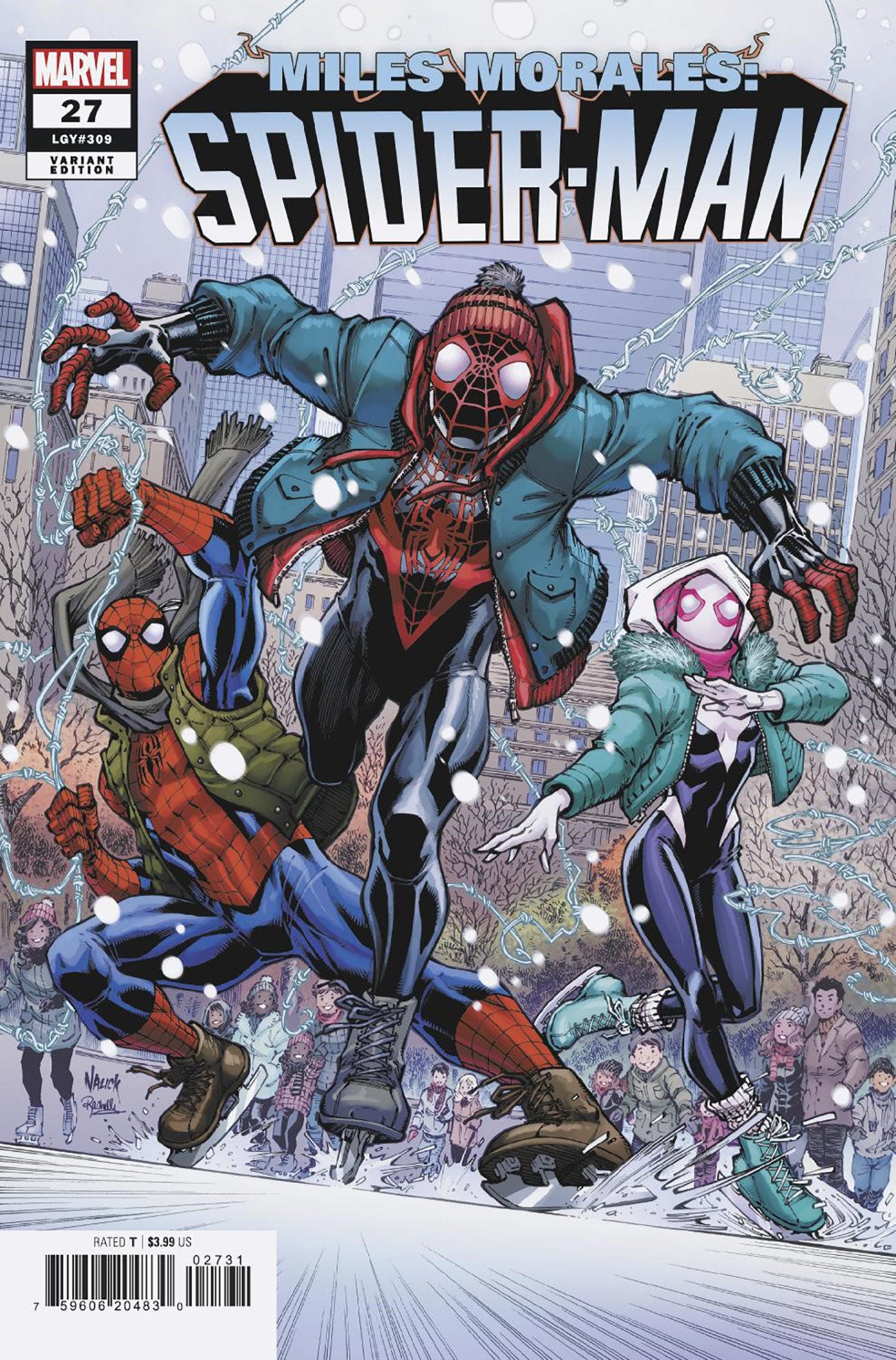 Miles Morales: Spider-Man #27 Todd Nauck Winter Holiday Variant | Odin's Place