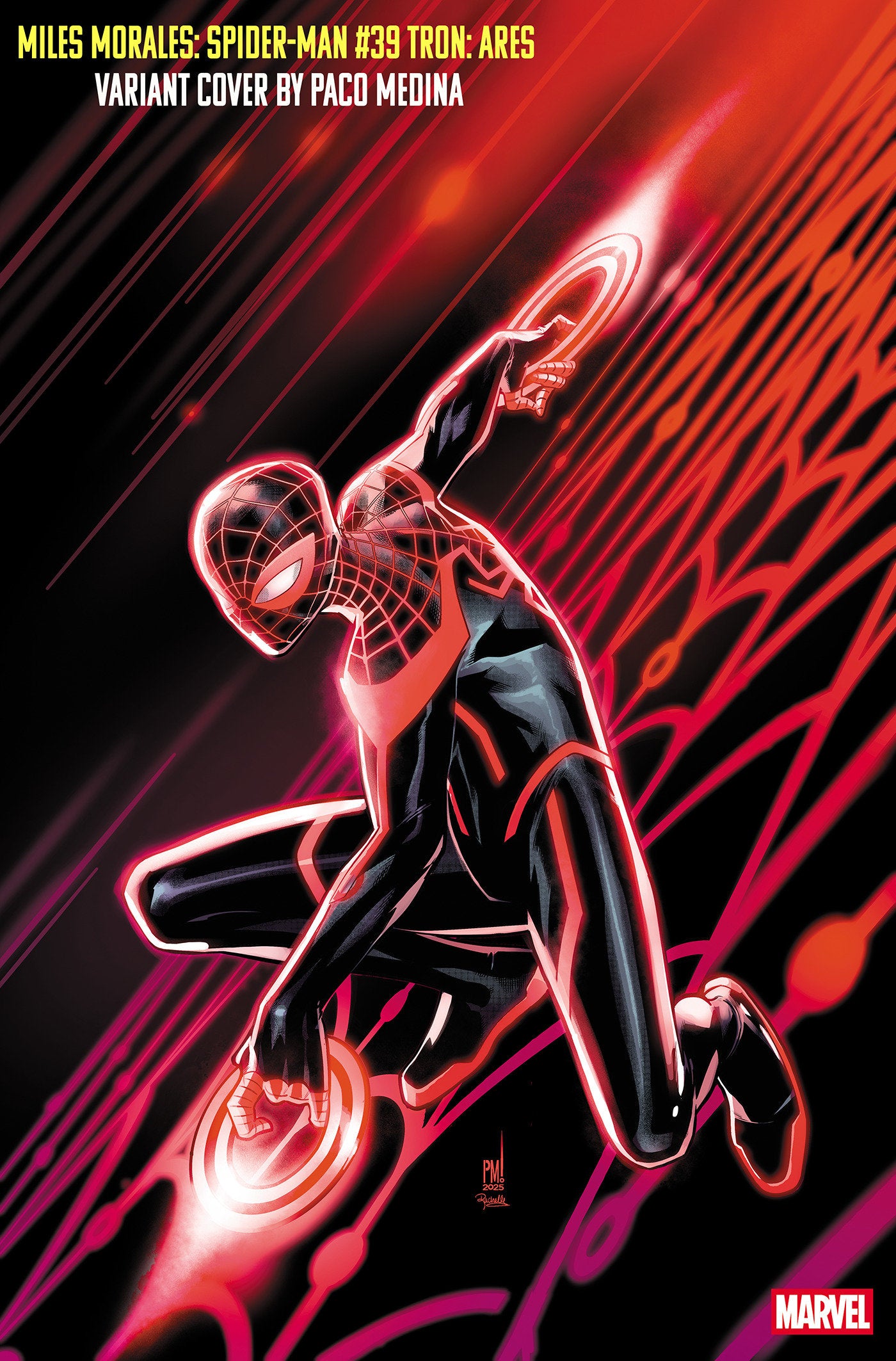 Miles Morales: Spider-Man #39 Paco Medina Tron: Ares Variant | Odin's Place