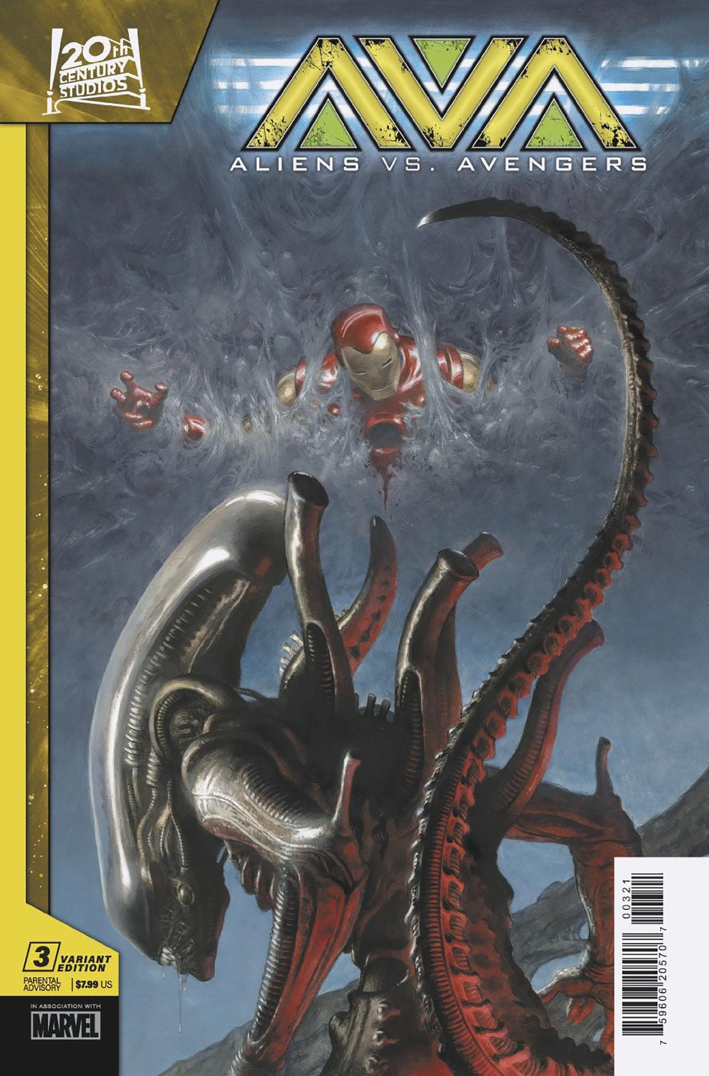 Aliens vs Avengers #3 (Of 4) Paolo Rivera Variant | Odin's Place