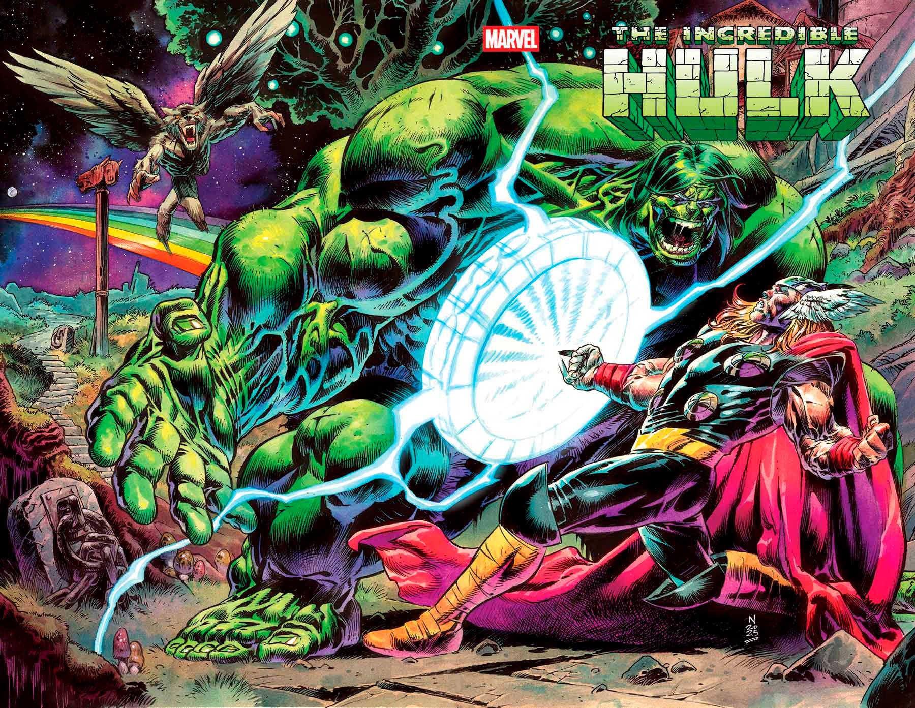 Incredible Hulk #25 Wraparound Cover | Odin's Place