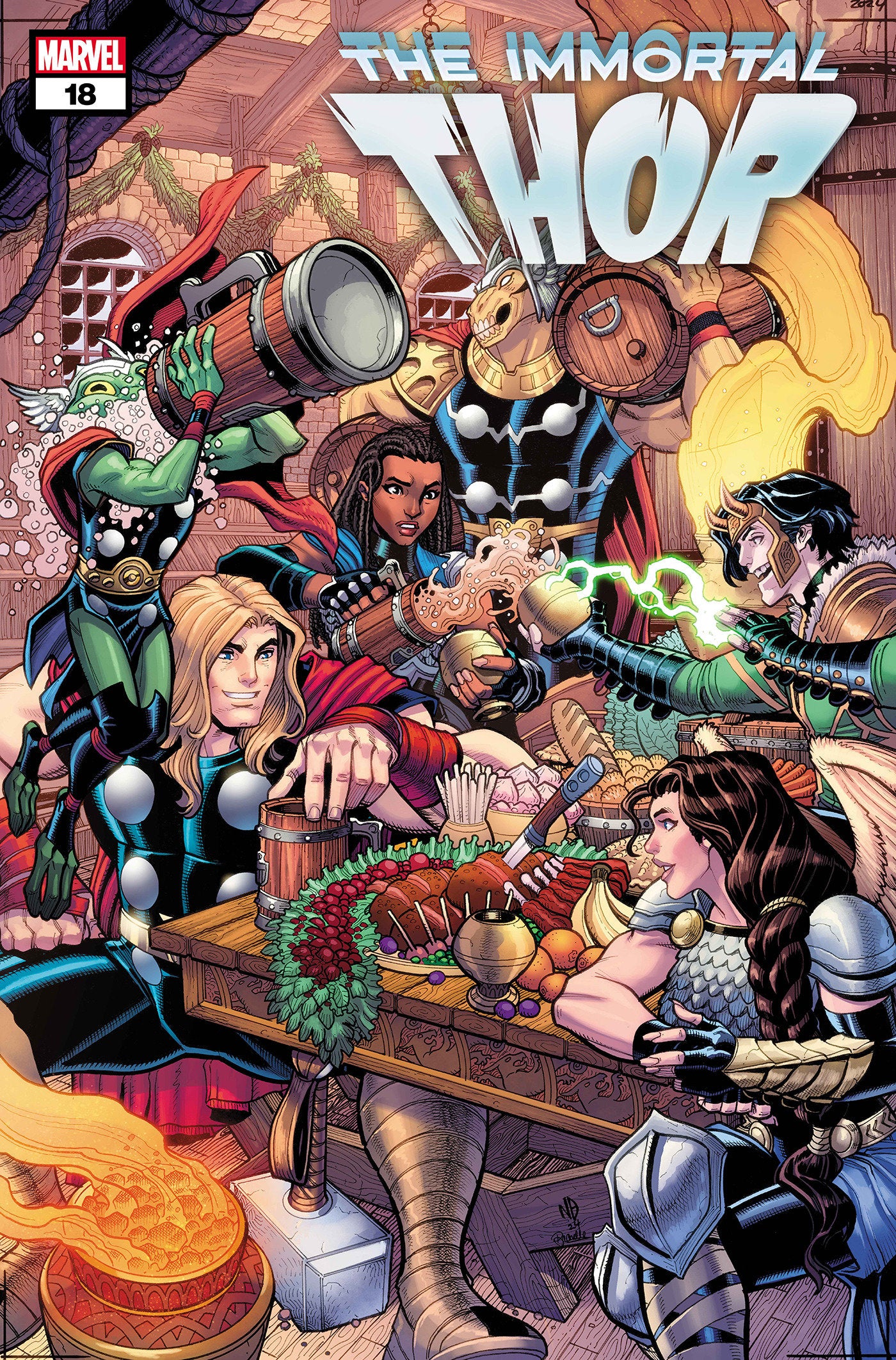 Immortal Thor #18 Nick Bradshaw Winter Holiday Variant | Odin's Place