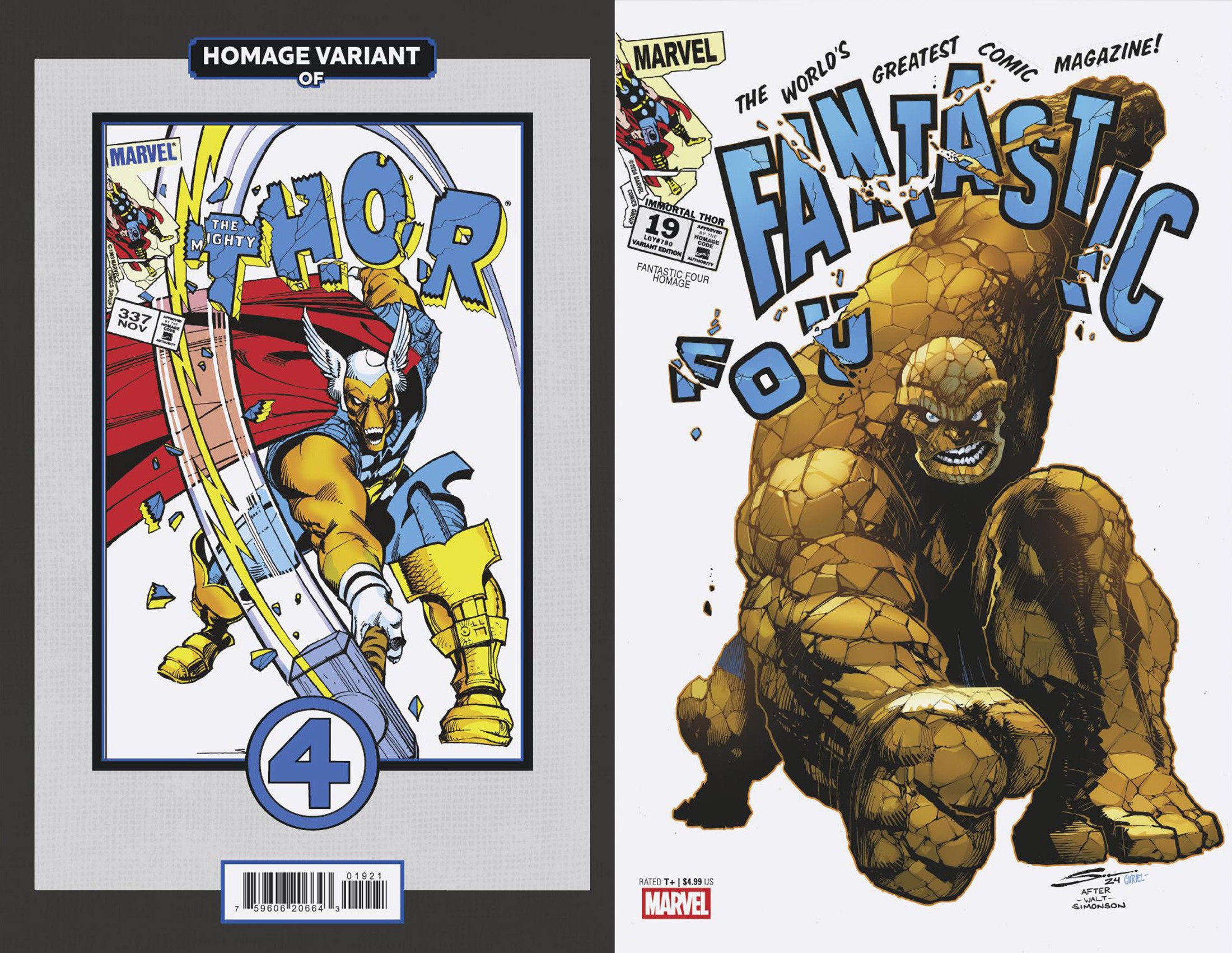 Immortal Thor #19 Gerardo Sandoval Fantastic Four Homage Variant | Odin's Place