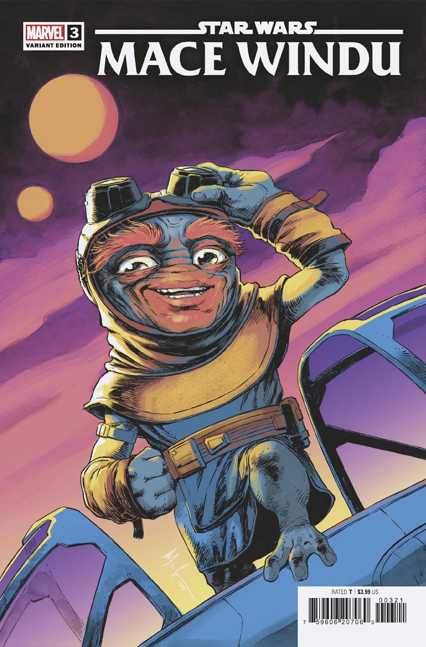 Star Wars: Mace Windu #3 Dave Wachter Variant | Odin's Place