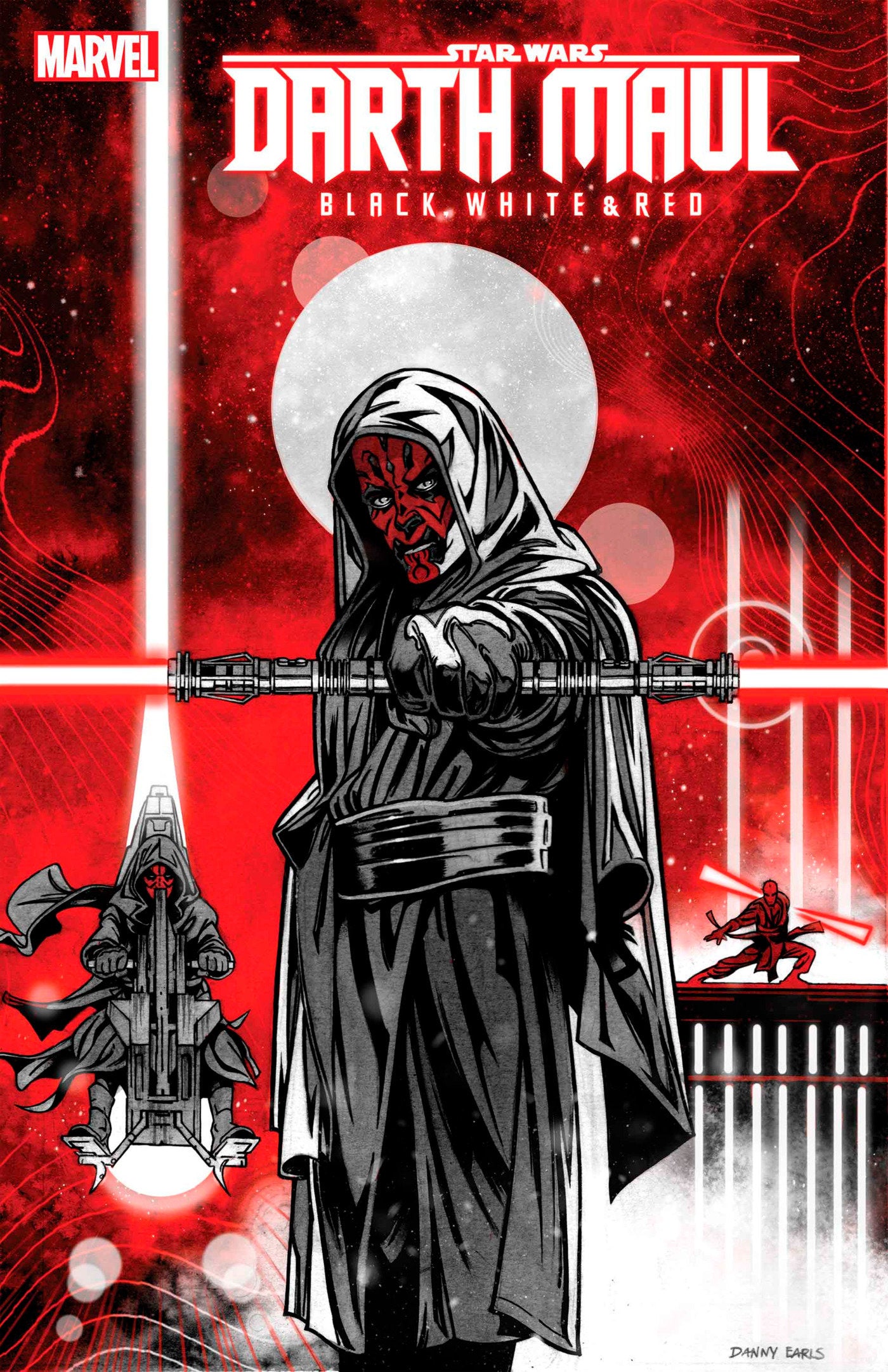 Star Wars: Darth Maul - Black, White & Red #2 Danny Earls Variant | Odin's Place