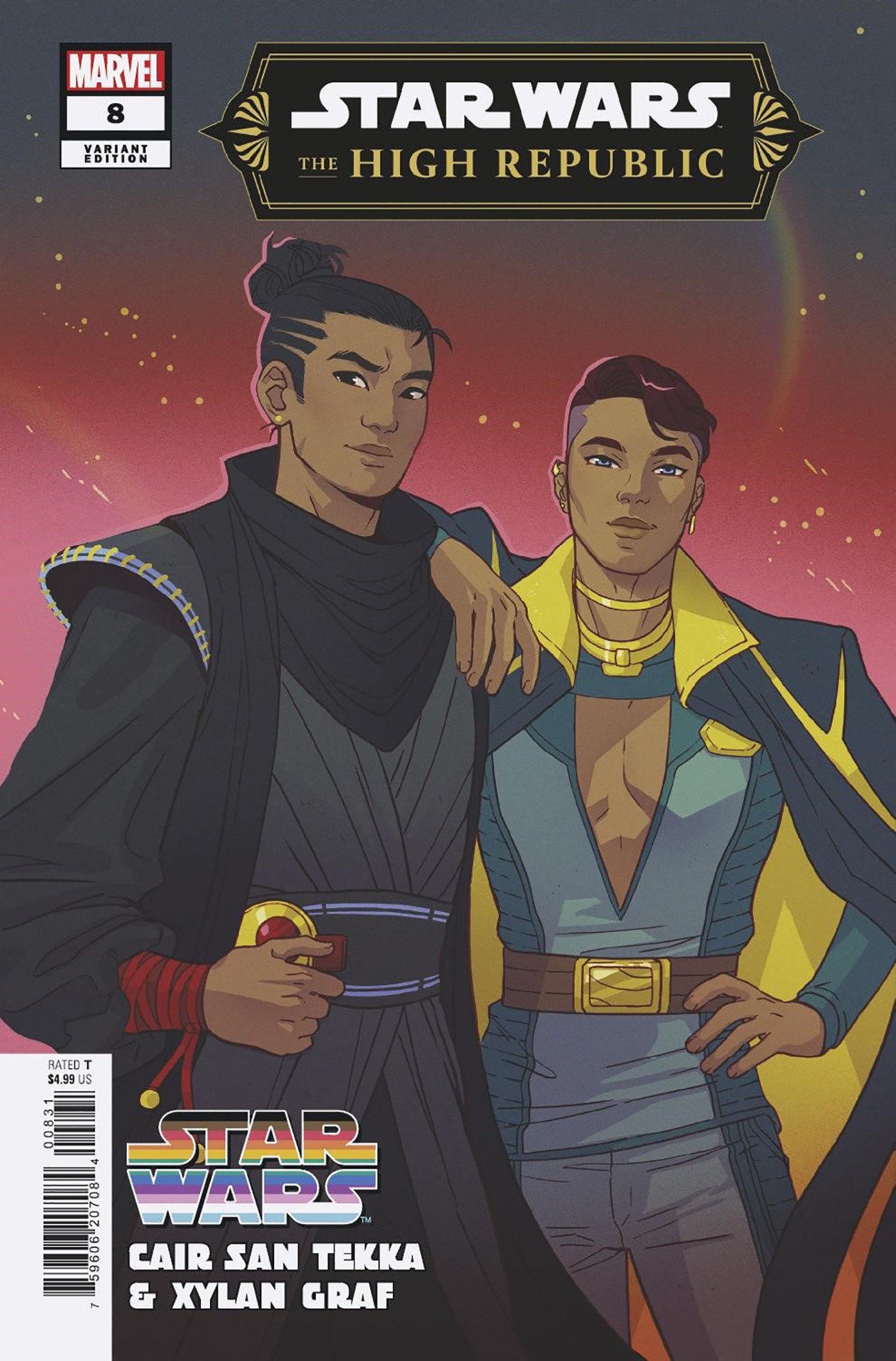Star Wars: The High Republic #8 [Phase III] Paulina Ganucheau Pride Variant | Odin's Place