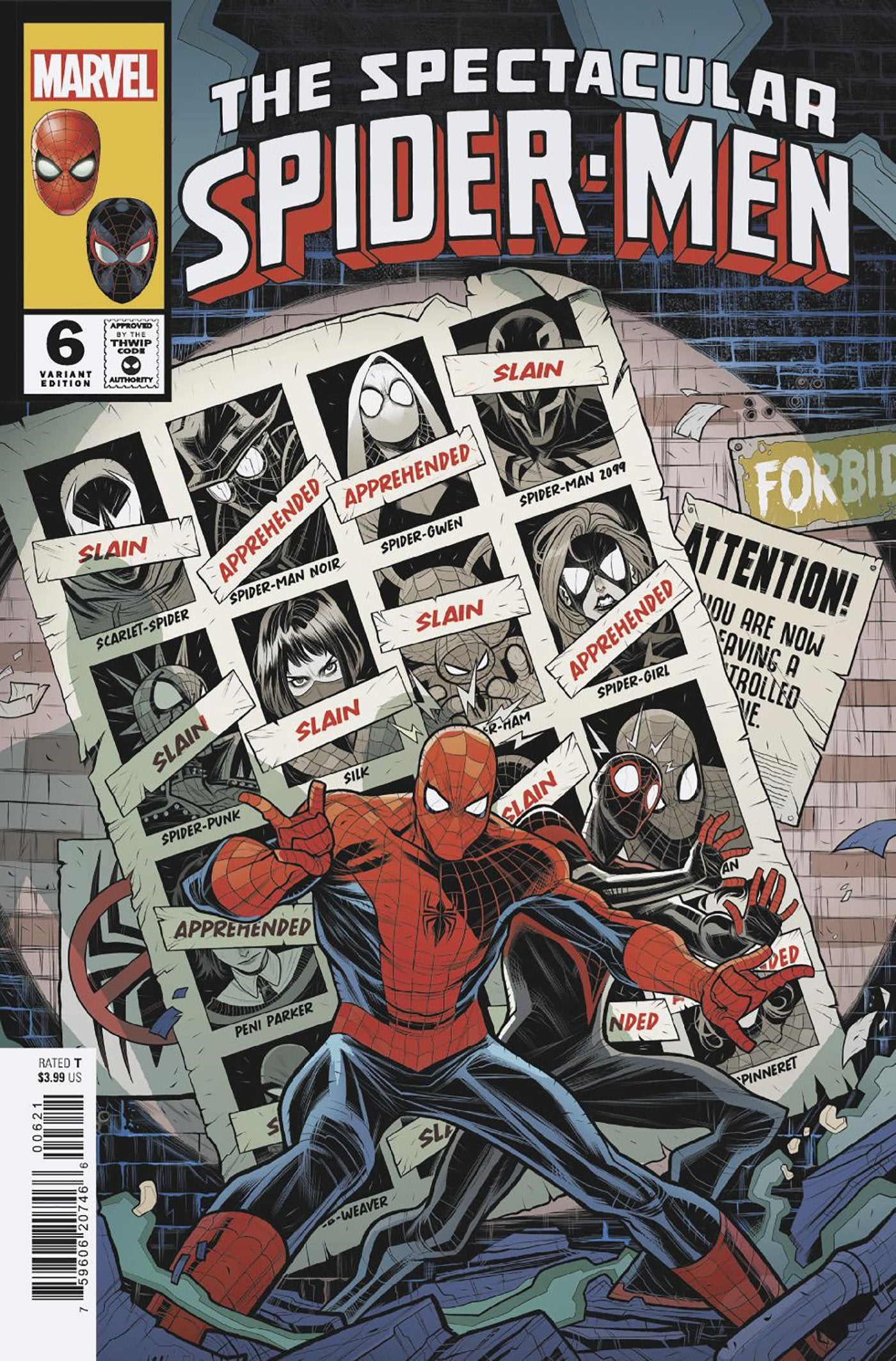 The Spectacular Spider-Men #6 Elizabeth Torque Homage Variant [Dpwx] | Odin's Place
