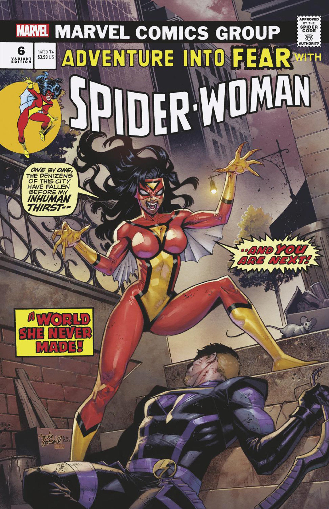 Spider-Woman #6 Belen Ortega Vampire Variant | Odin's Place
