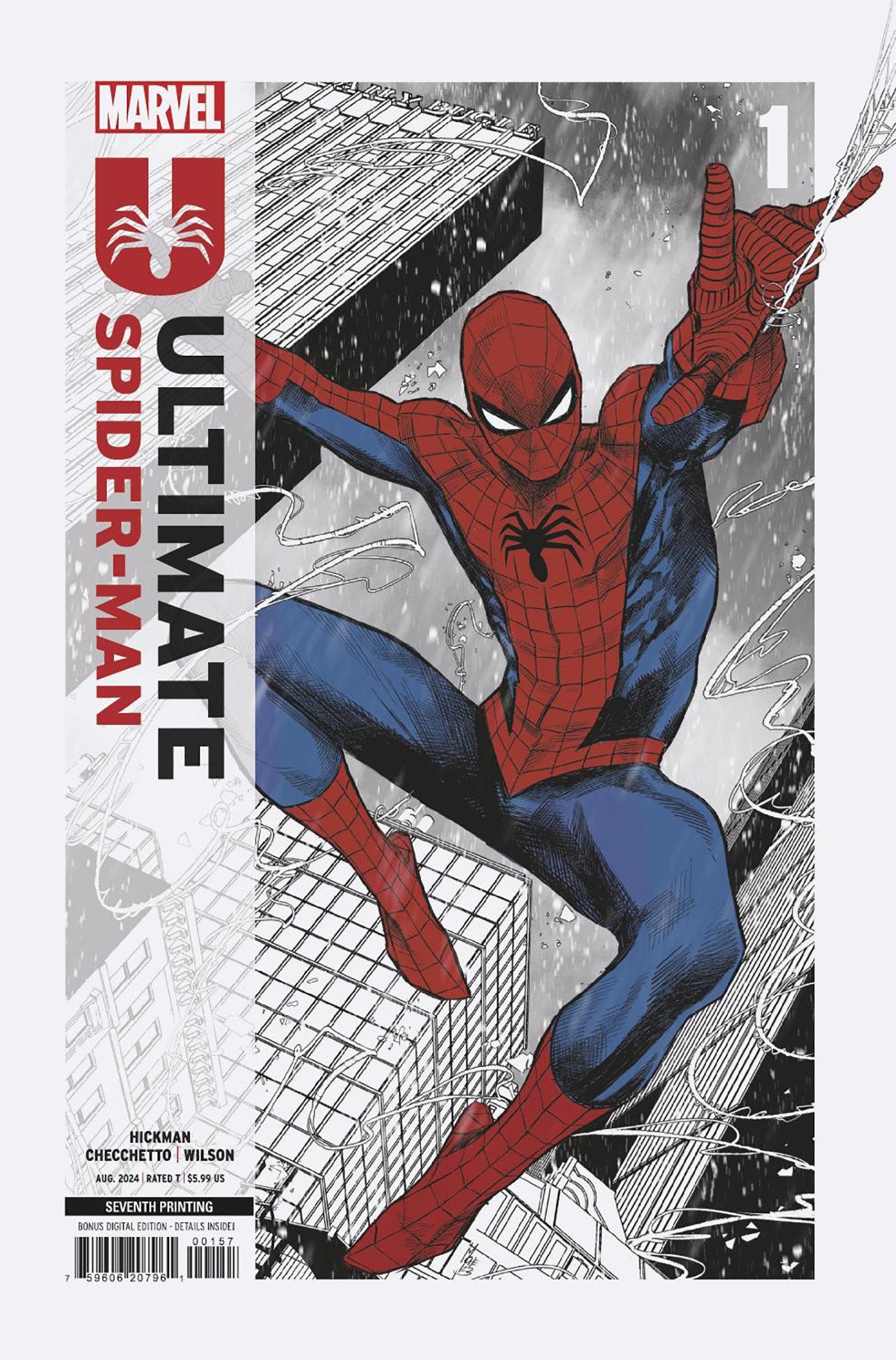 Ultimate Spider-Man #1 Marco Checchetto 7th Printing Variant | Odin's Place
