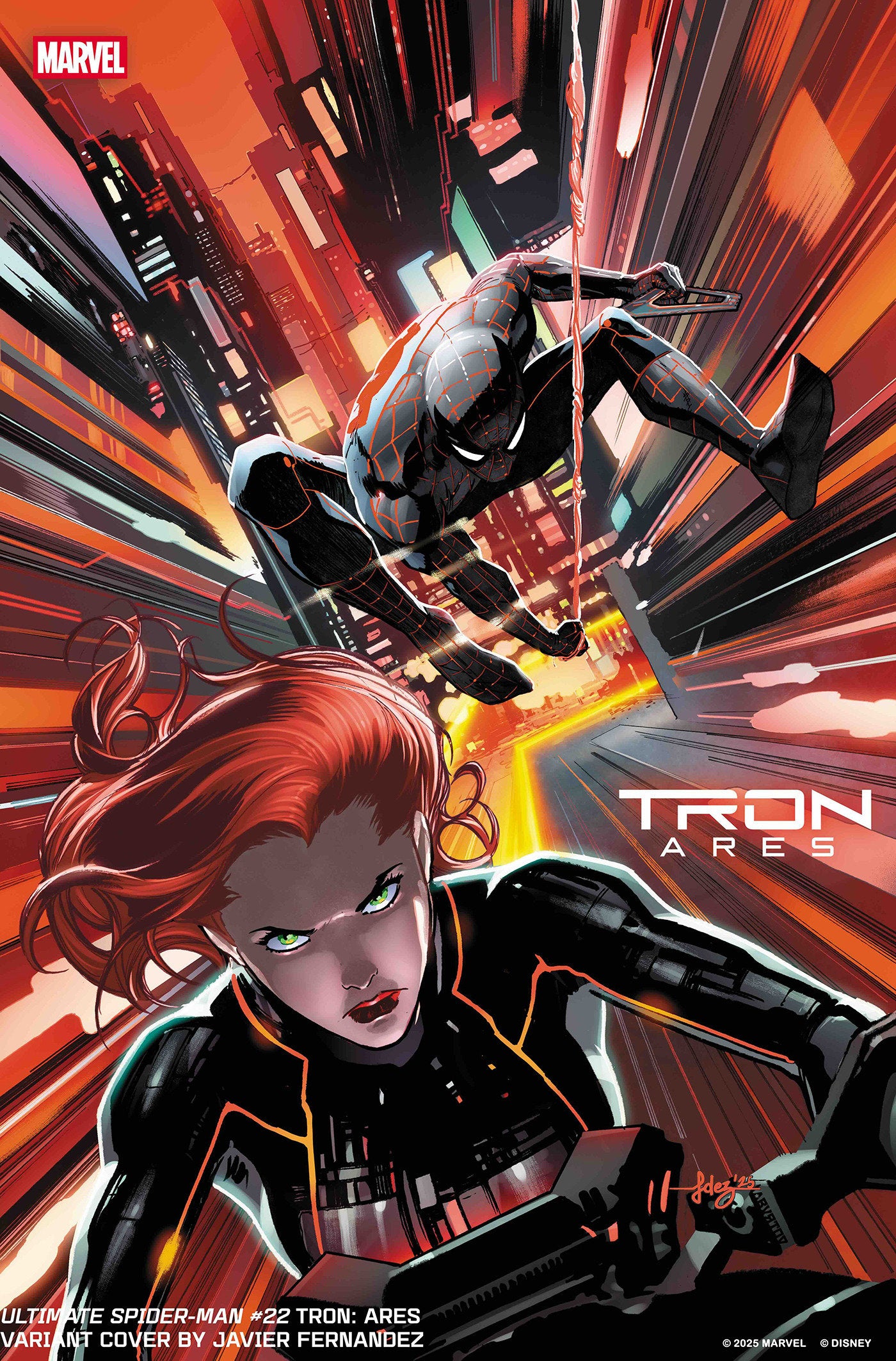 Ultimate Spider-Man #22 Javier Fernandez Tron: Ares Variant | Odin's Place