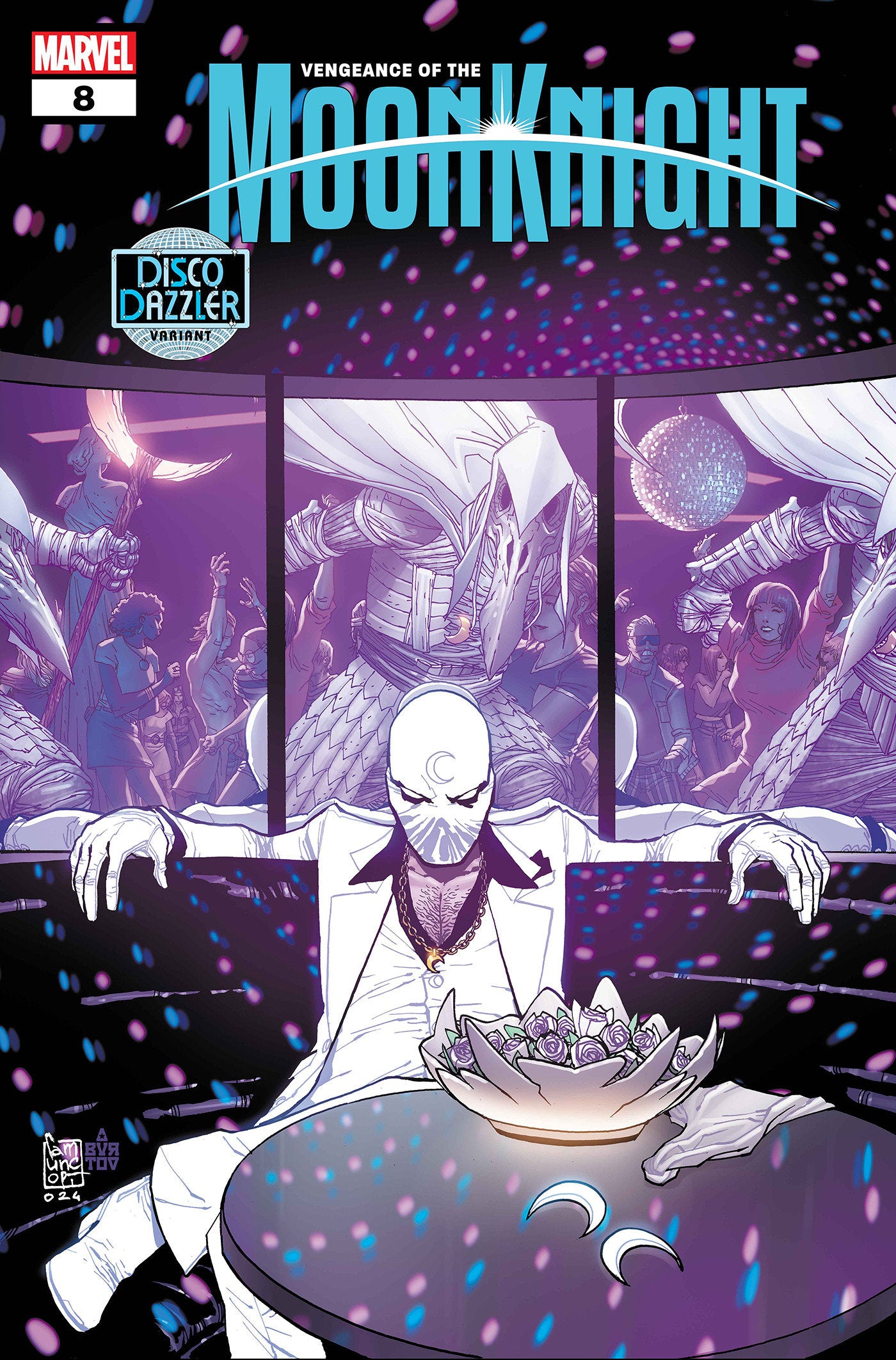 Vengeance Of The Moon Knight #8 Giuseppe Camuncoli Disco Dazzler Variant | Odin's Place