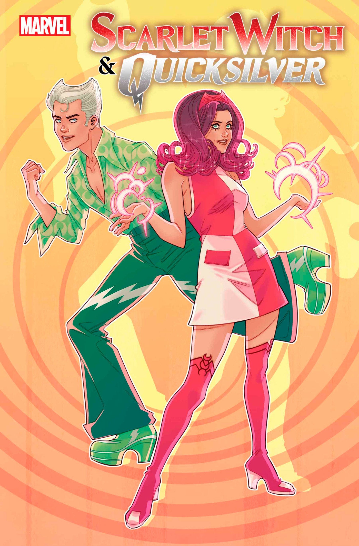 Scarlet Witch & Quicksilver #4 Marguerite Sauvage Variant | Odin's Place
