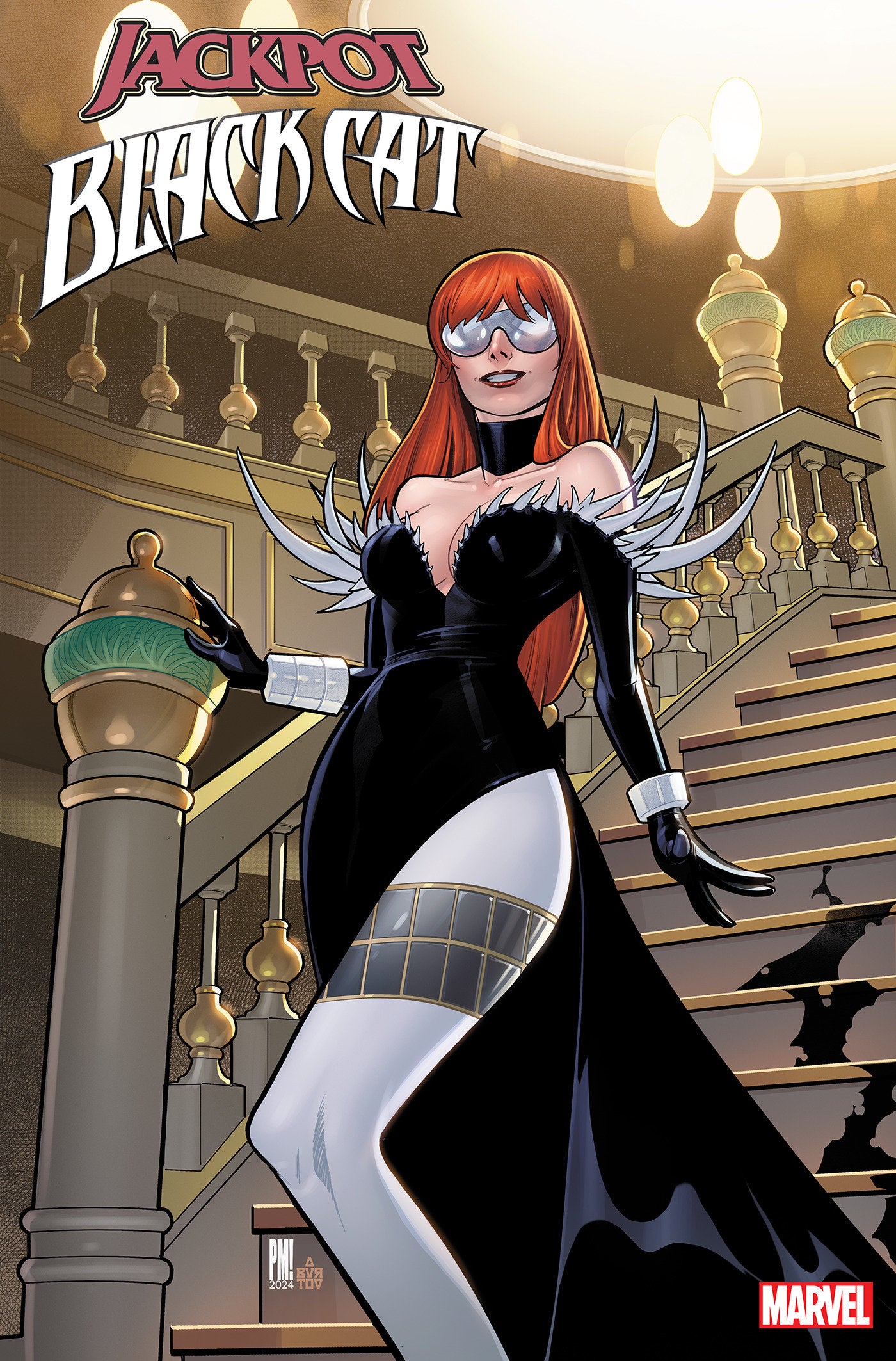 Jackpot & Black Cat #3 Paco Medina Black Costume Variant | Odin's Place
