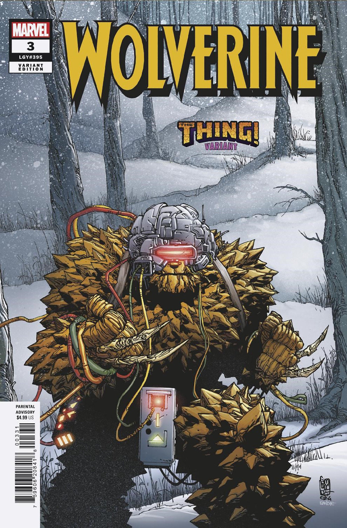 Wolverine #3 Giuseppe Camuncoli The Thing! Variant | Odin's Place