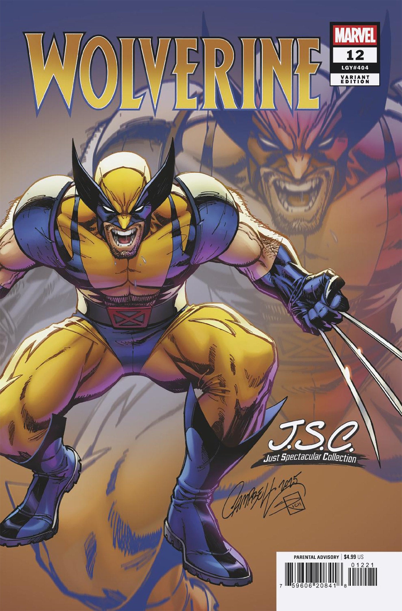 Wolverine #12 J. Scott Campbell Just Spectacular Collection Variant | Odin's Place
