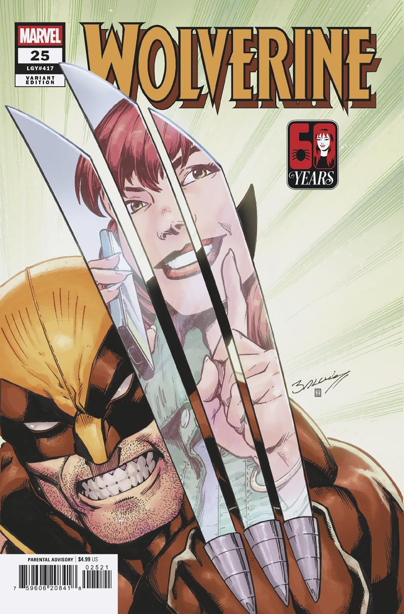 Wolverine #25 Mark Bagley Mary Jane Watson Variant | Odin's Place