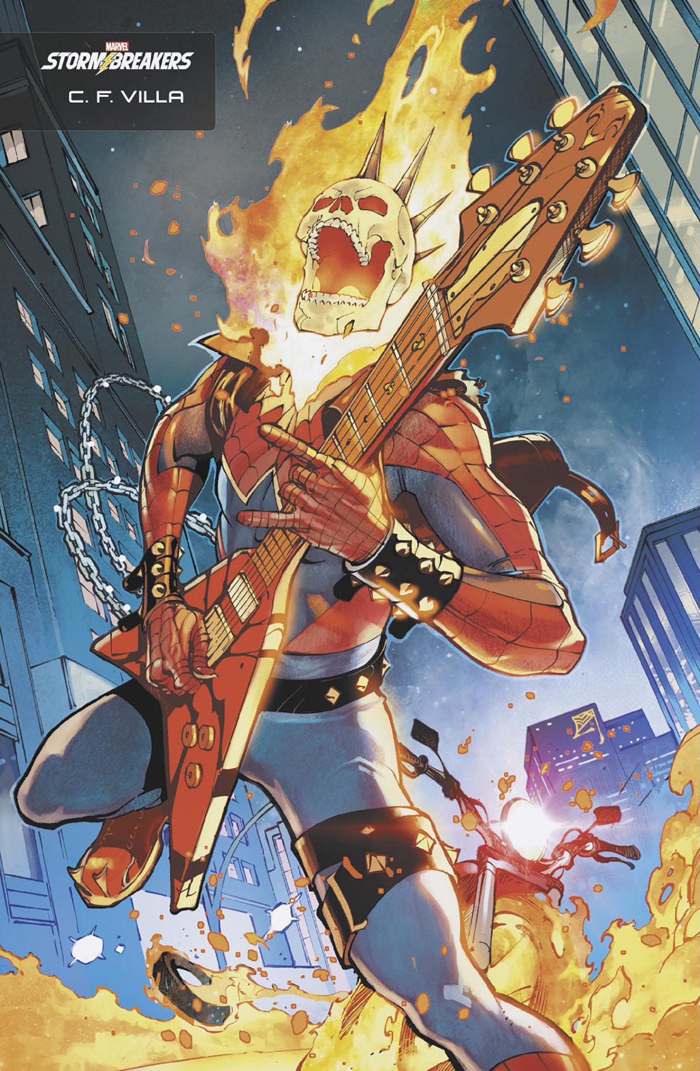 Spider-Punk: Arms Race #4 C.F. Villa Stormbreakers Variant | Odin's Place