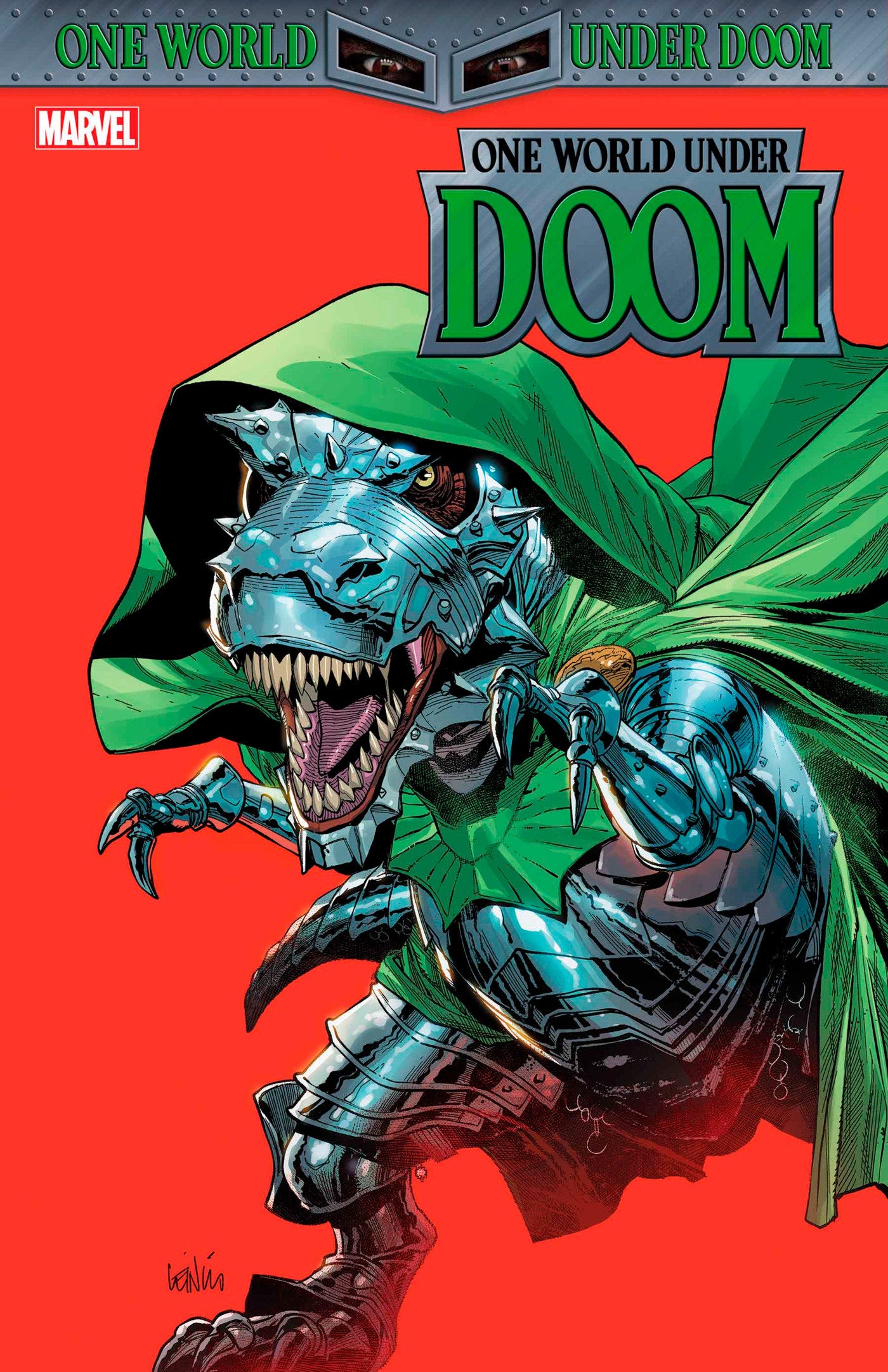 One World Under Doom #2 (Of 9) Leinil Yu Doomasaur Variant | Odin's Place